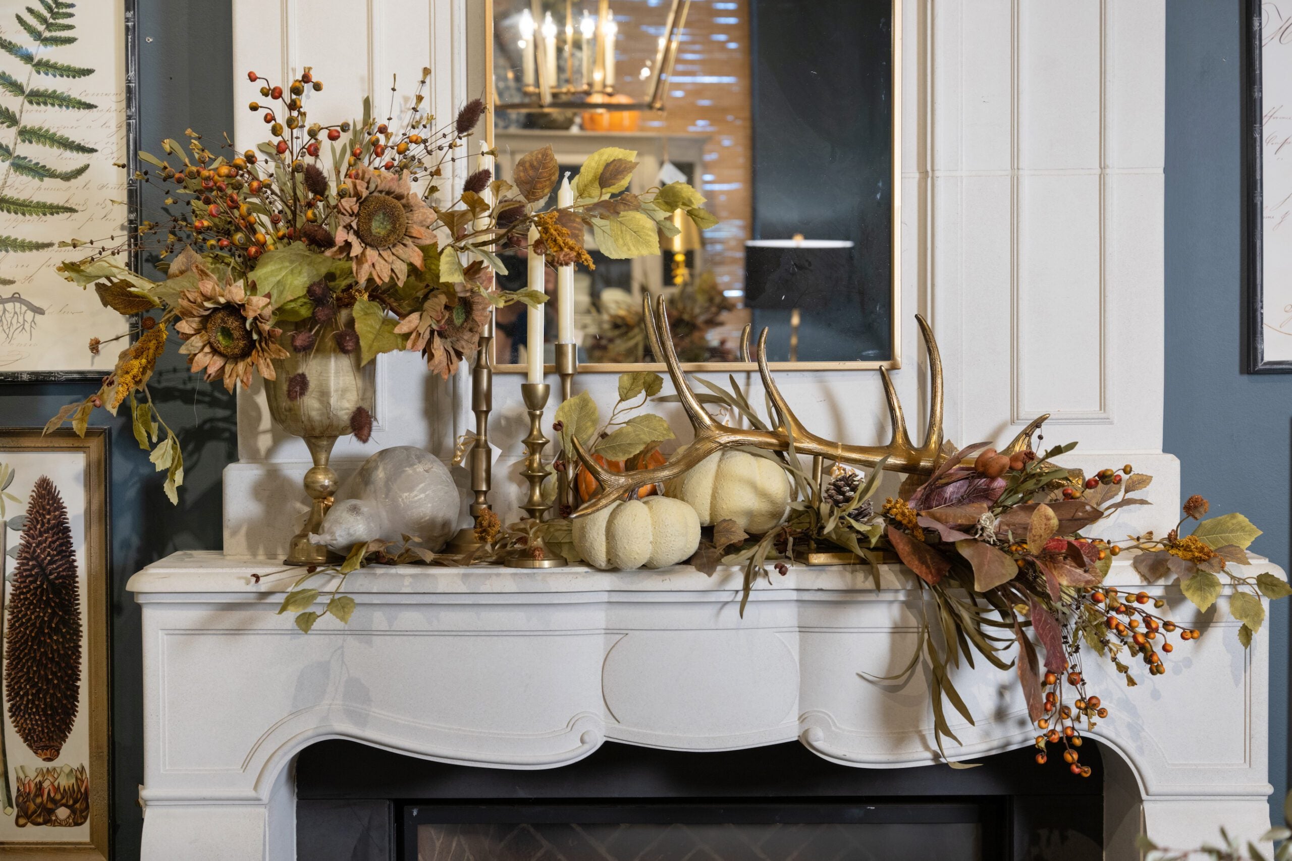 signature autumn mantel