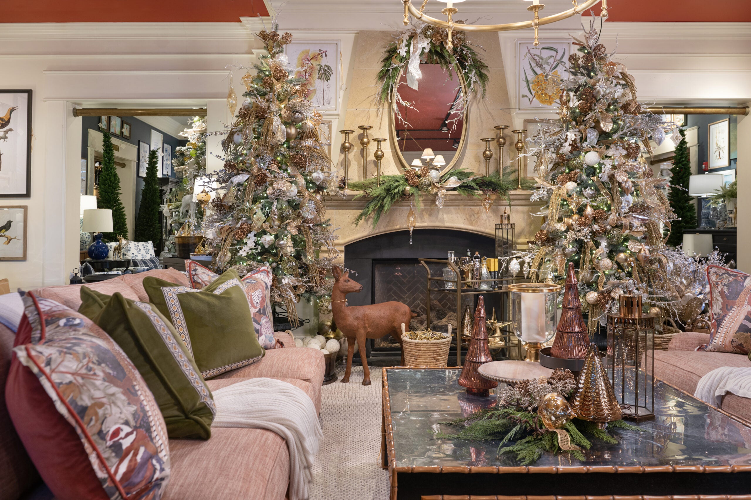 Winter Glam in the Ward Parkway Brick room