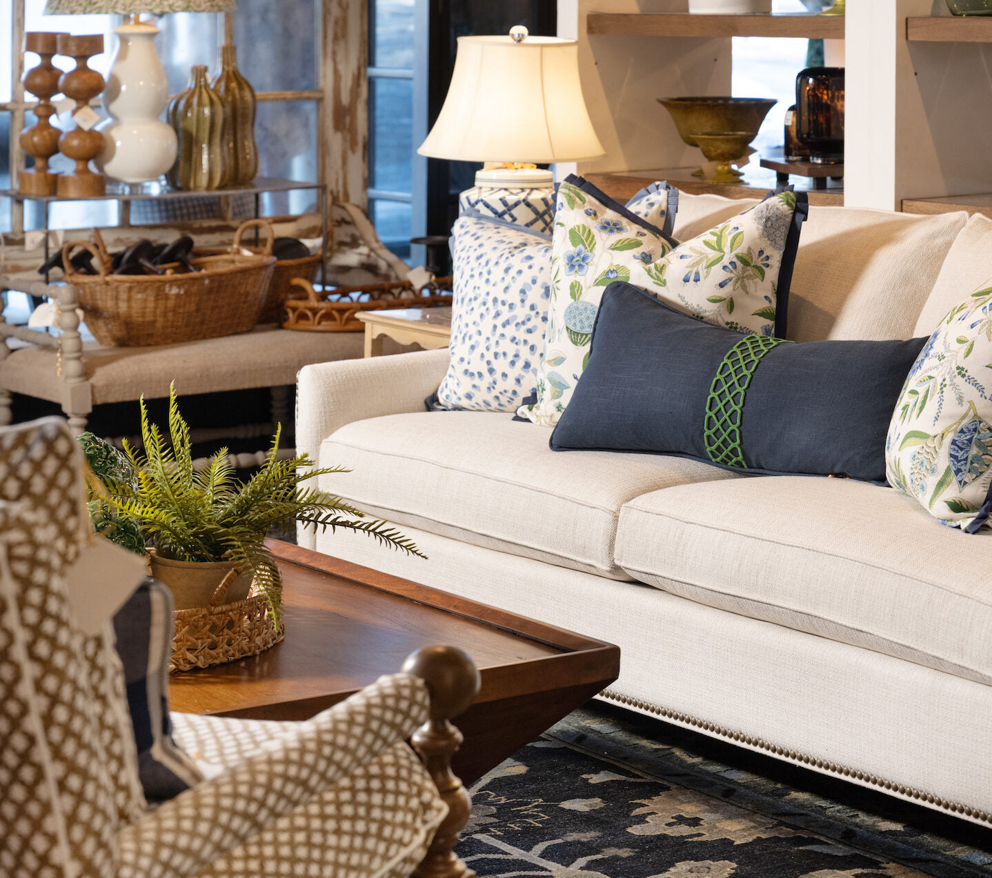 upholstered living room furniture