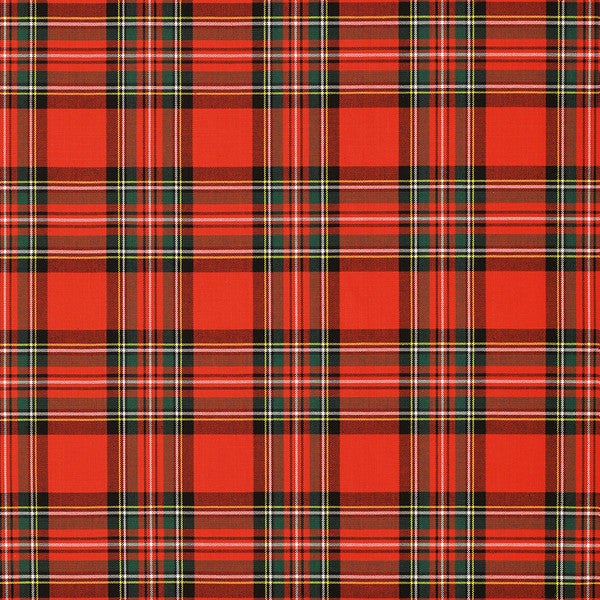 Ancient Stewart Red tartan plaid fabric from Nell Hill's