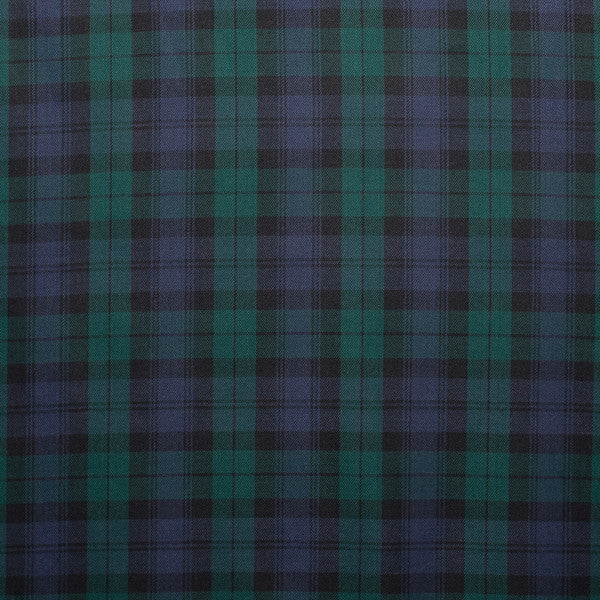 Black Watch Cotton Tartan plaid blue green black fabric by the yard from Nell Hill's