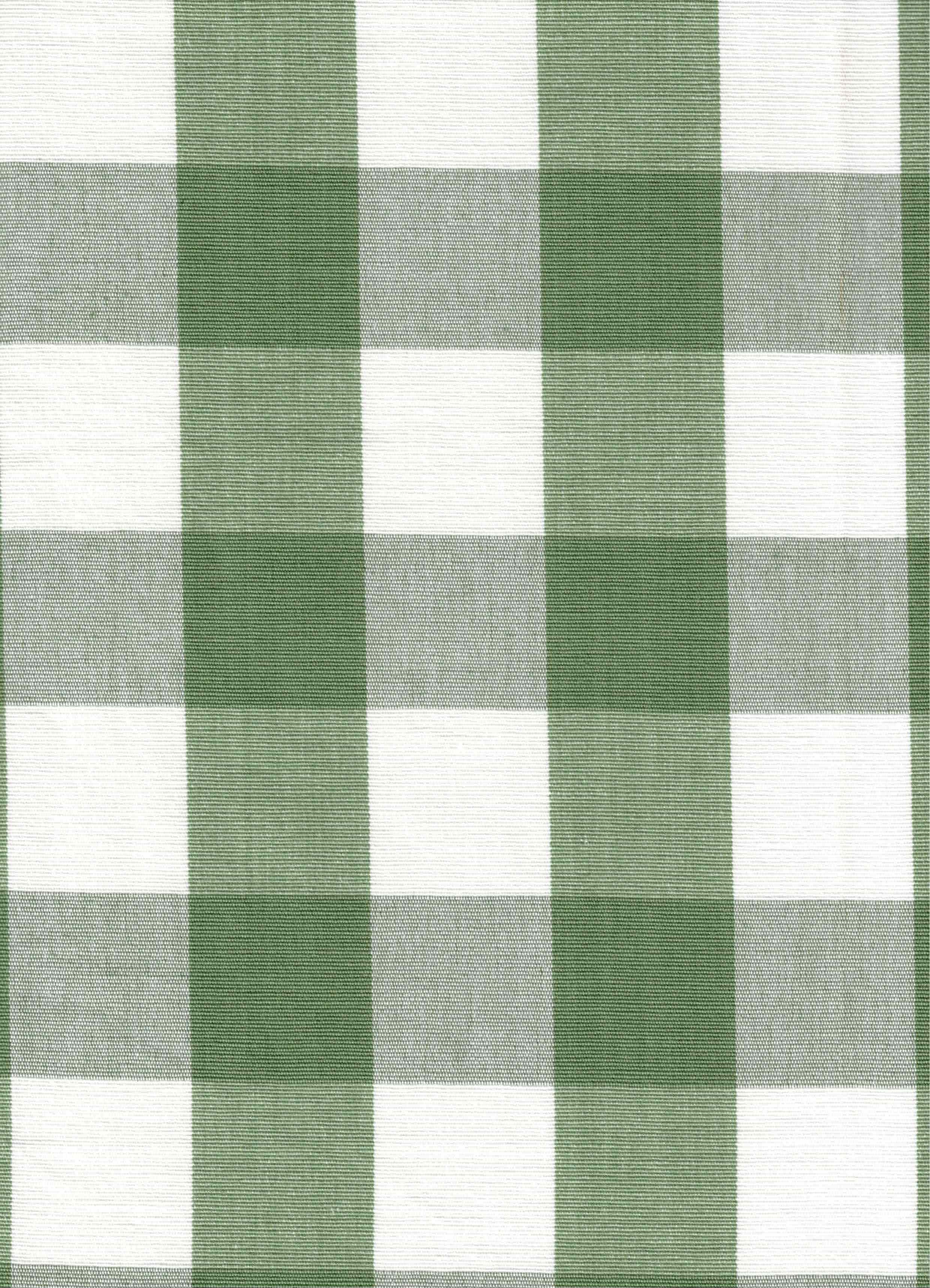 Brookside Kiwi green and white checkered gingham cotton fabric by the yard from nell hill's