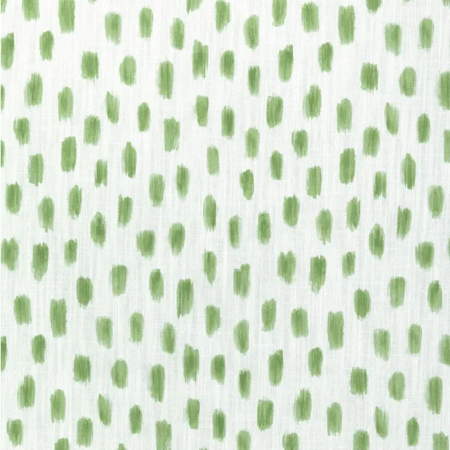 Canvas Chic Lime green dotted fabric by the yard from nell hill's