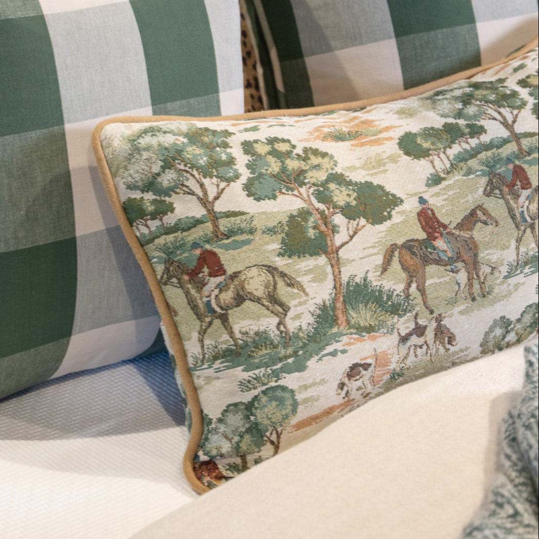 Heritage Trail Hunt Toile Fabric by the Yard | Nell Hill's