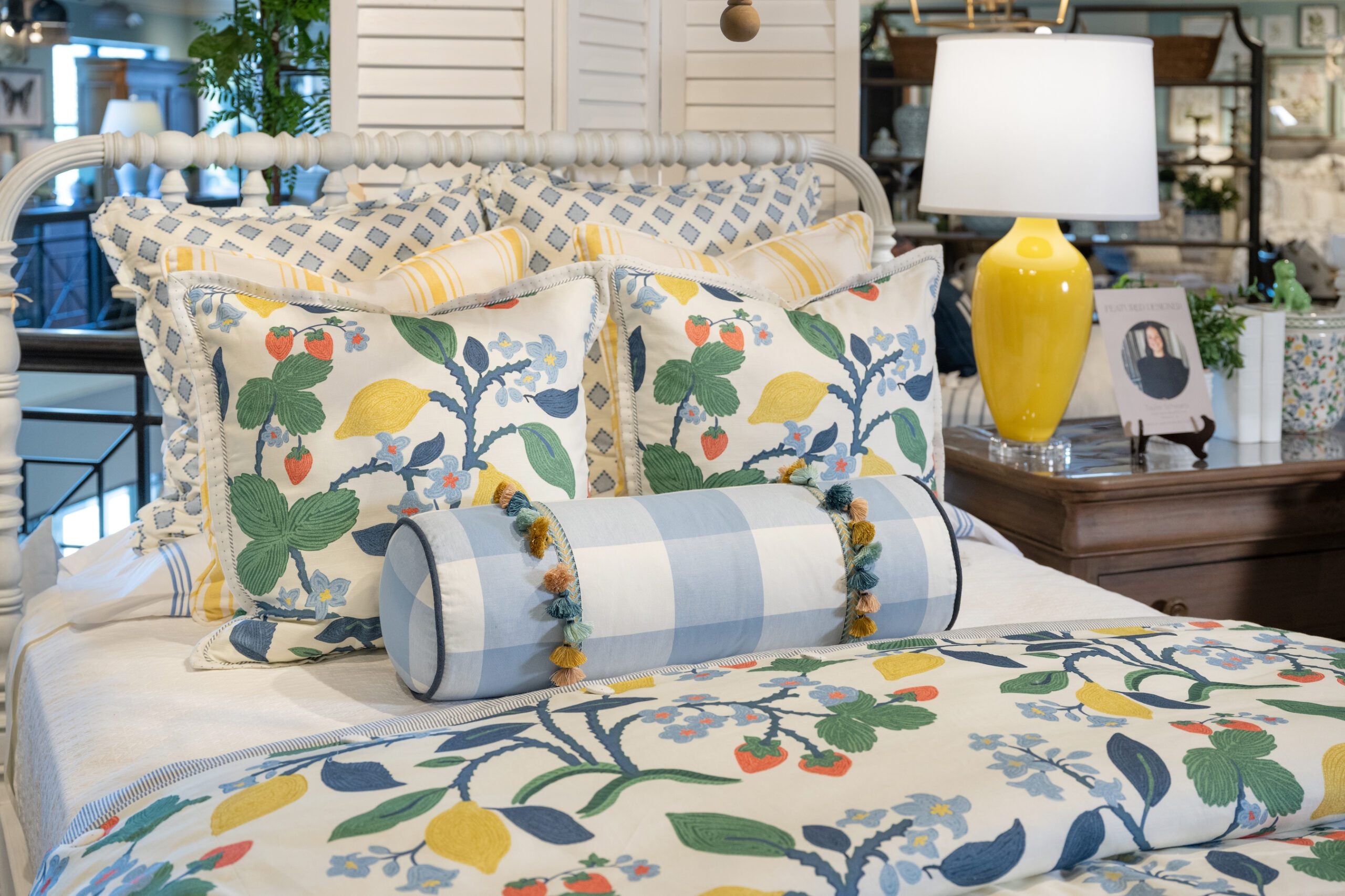 tasseled bolster