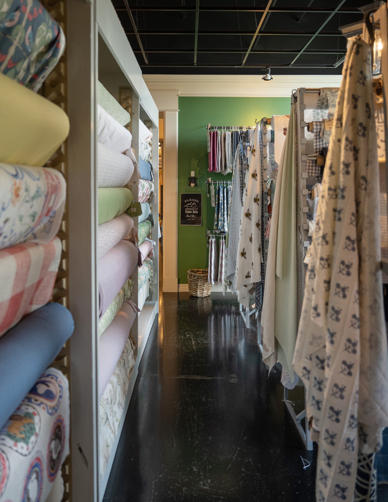 Inside the Nell Hill’s Textiles Department