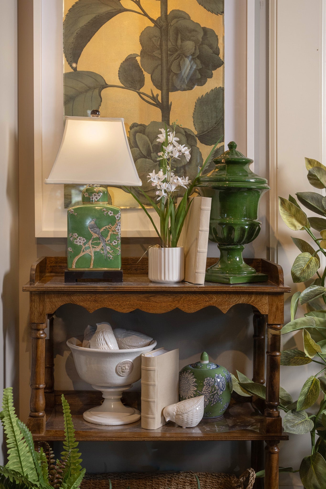 Shelves That Tell a Story (and Greenery as a Secret Ingredient)