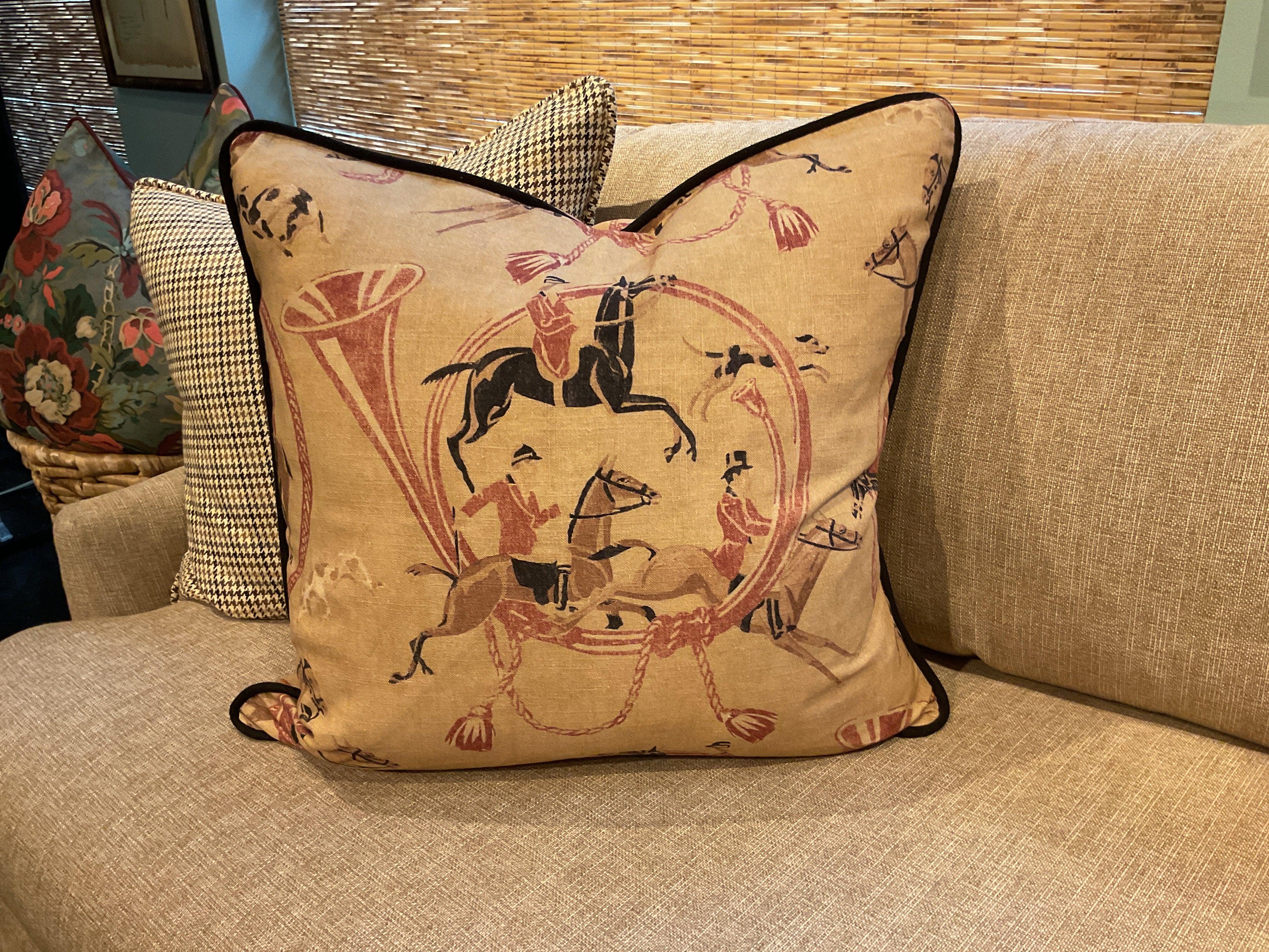 The Hunt w/ Jefferson Linen Cord Pillow Sham