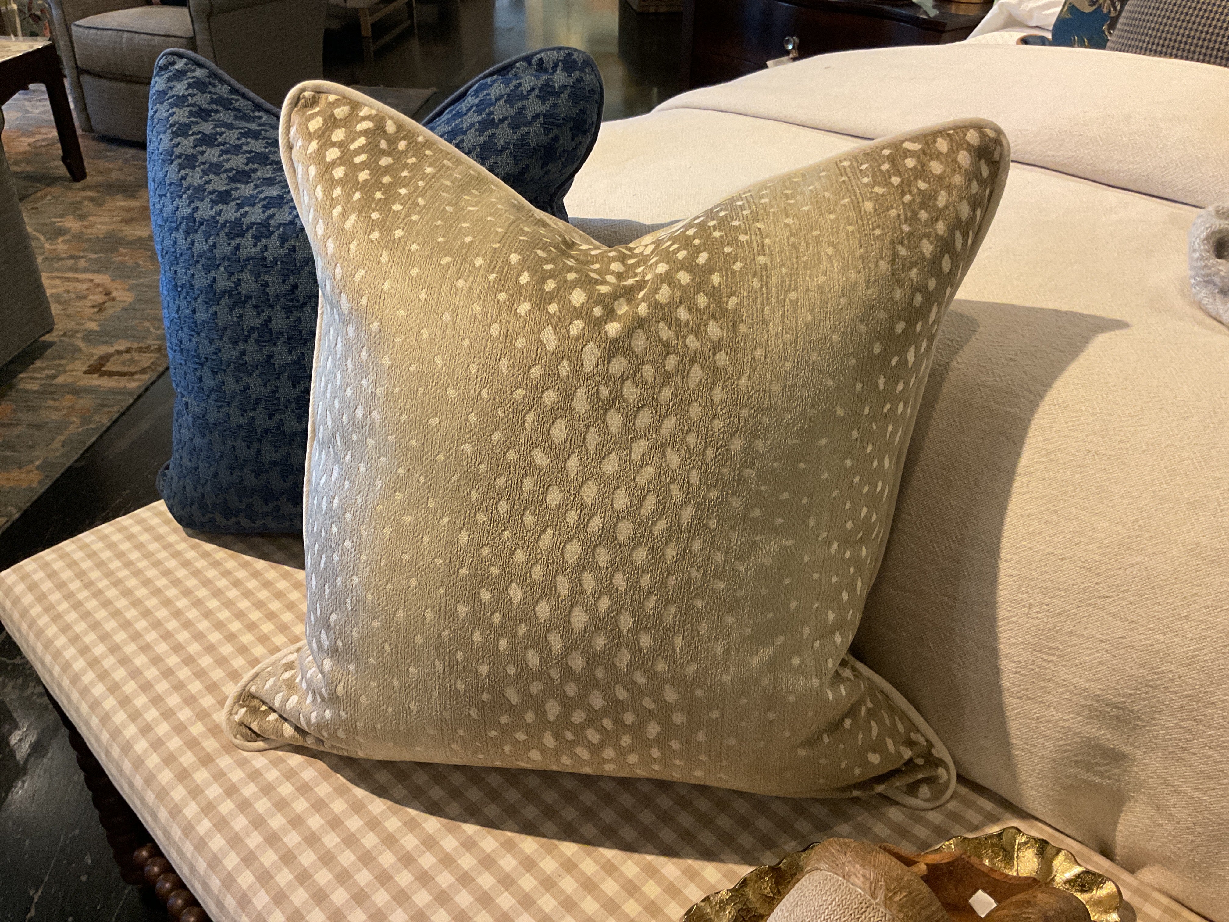 Gazelle Linen w/ Vanilla Cord Pillow Sham