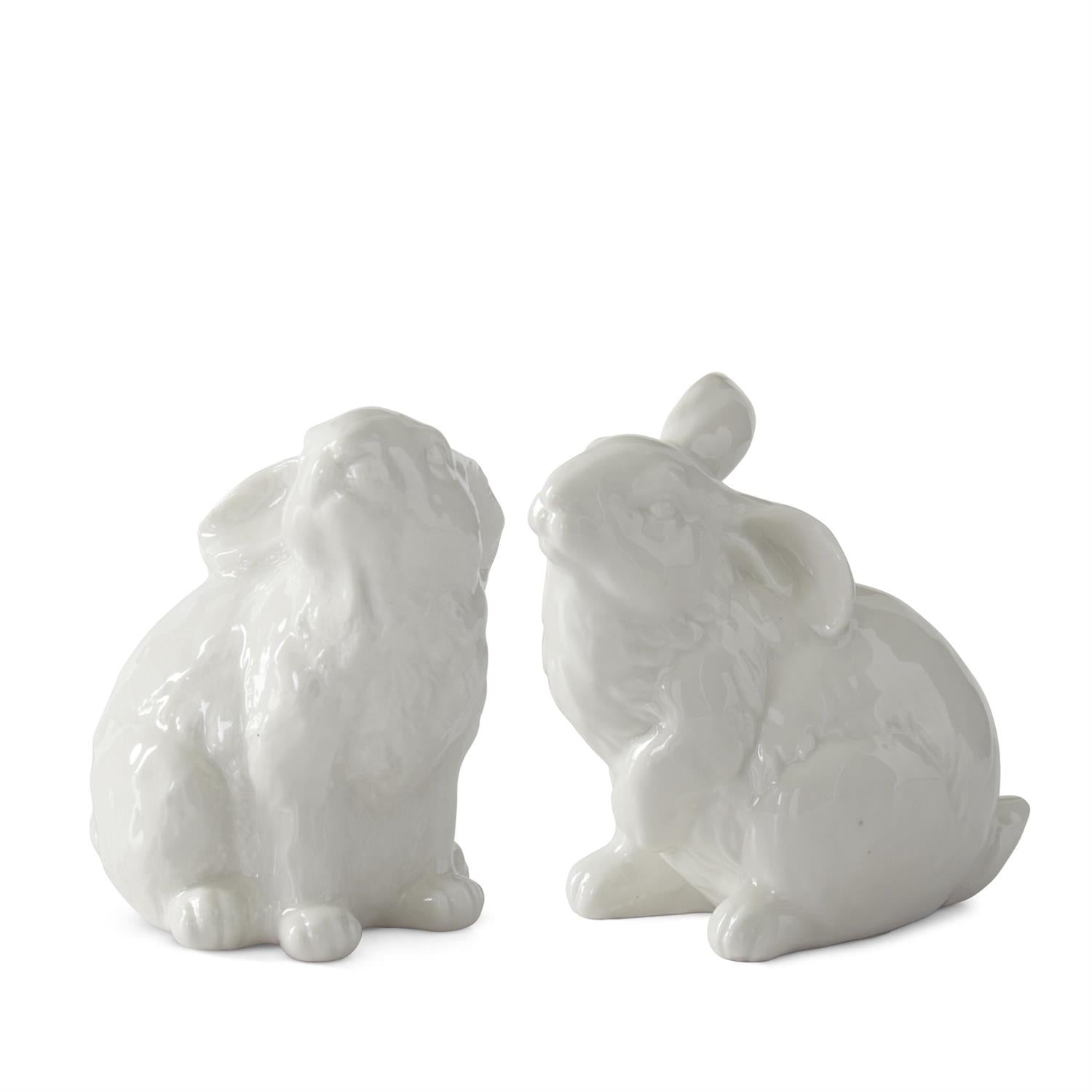 3.75 Inch White Porcelain Rabbits – Nell Hill's