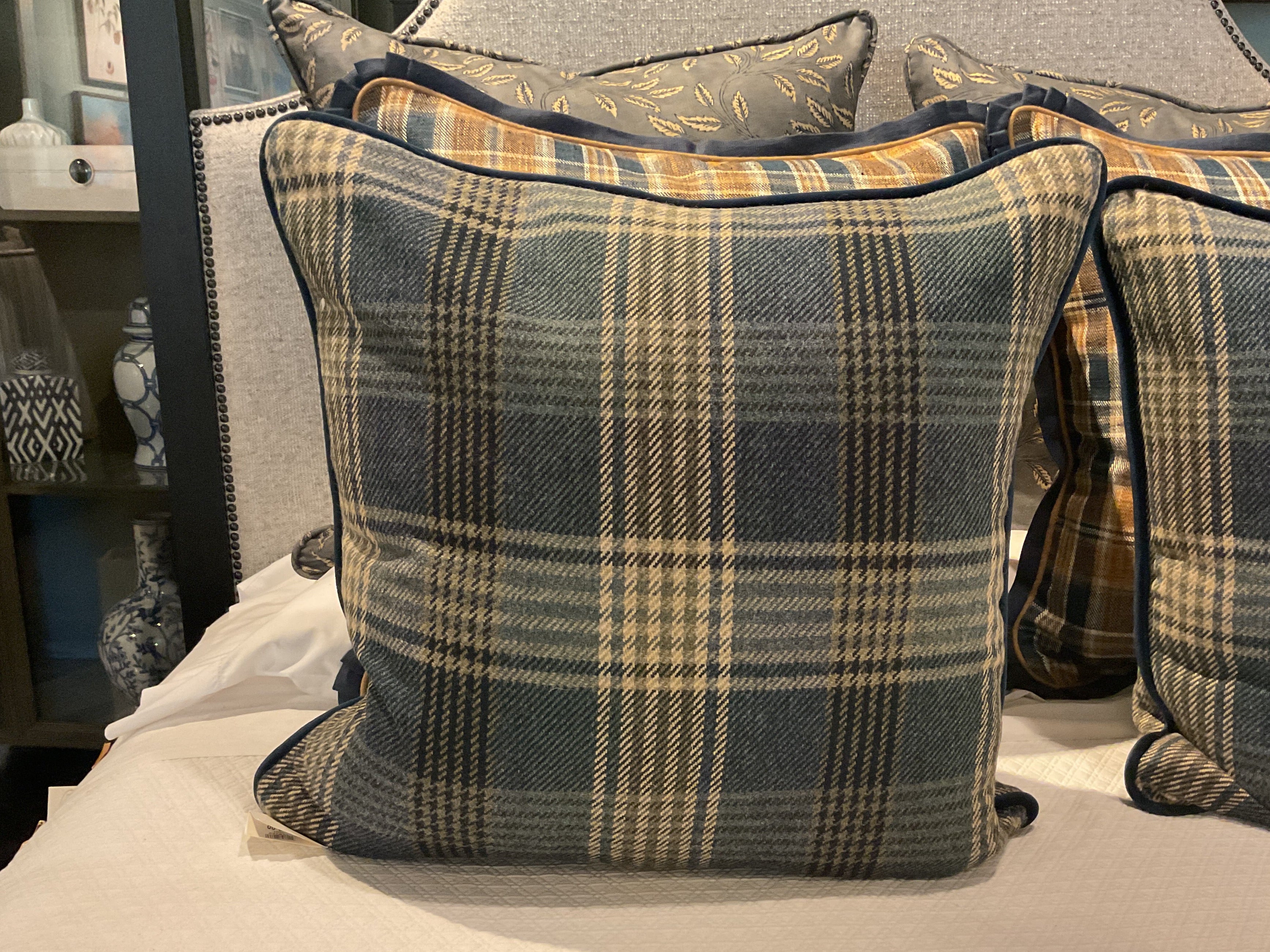 Braemar Blue Sham w/ Nile Cord