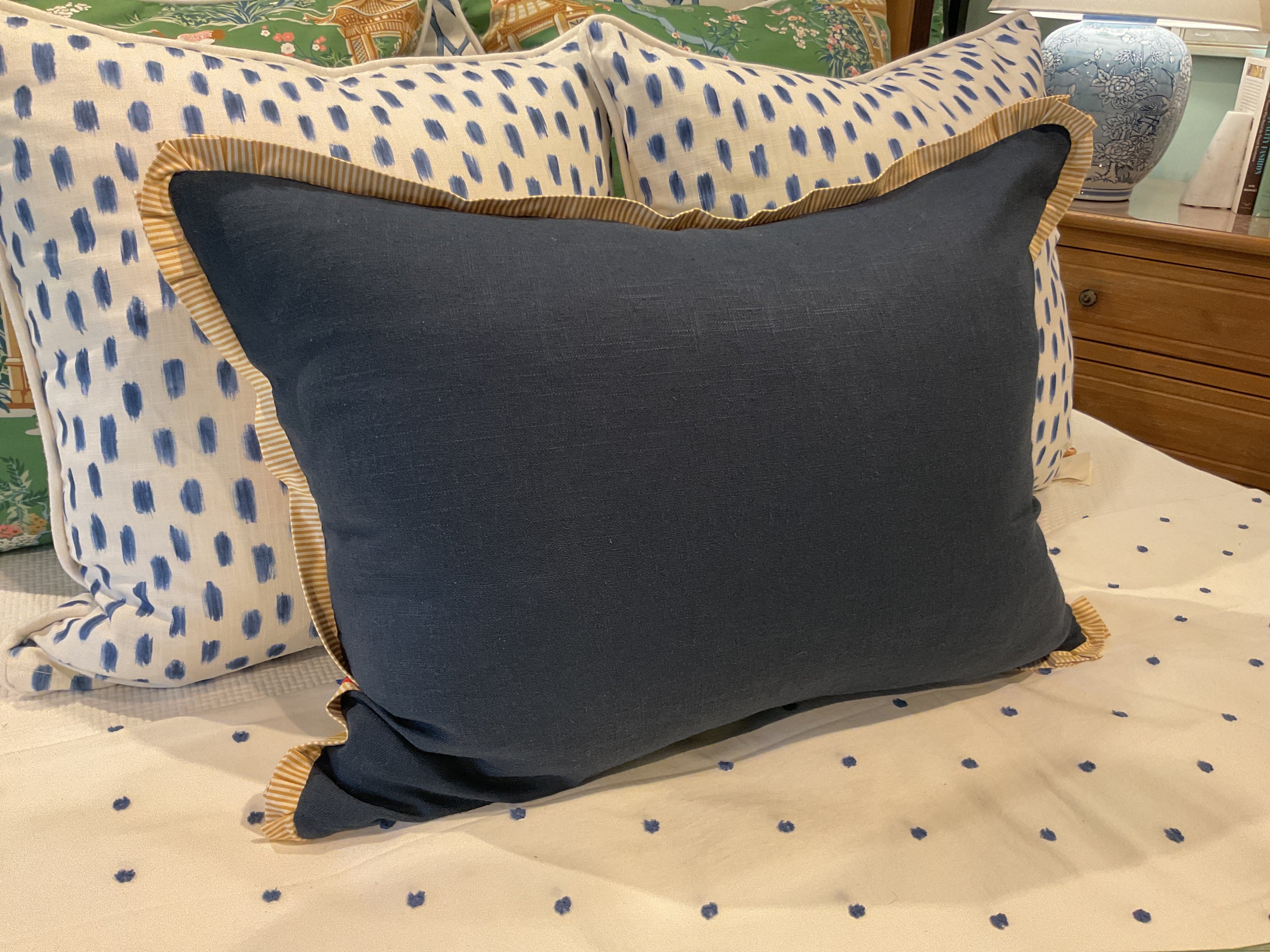 Honshu Coral (Front) w/ Gold Pleated Corners