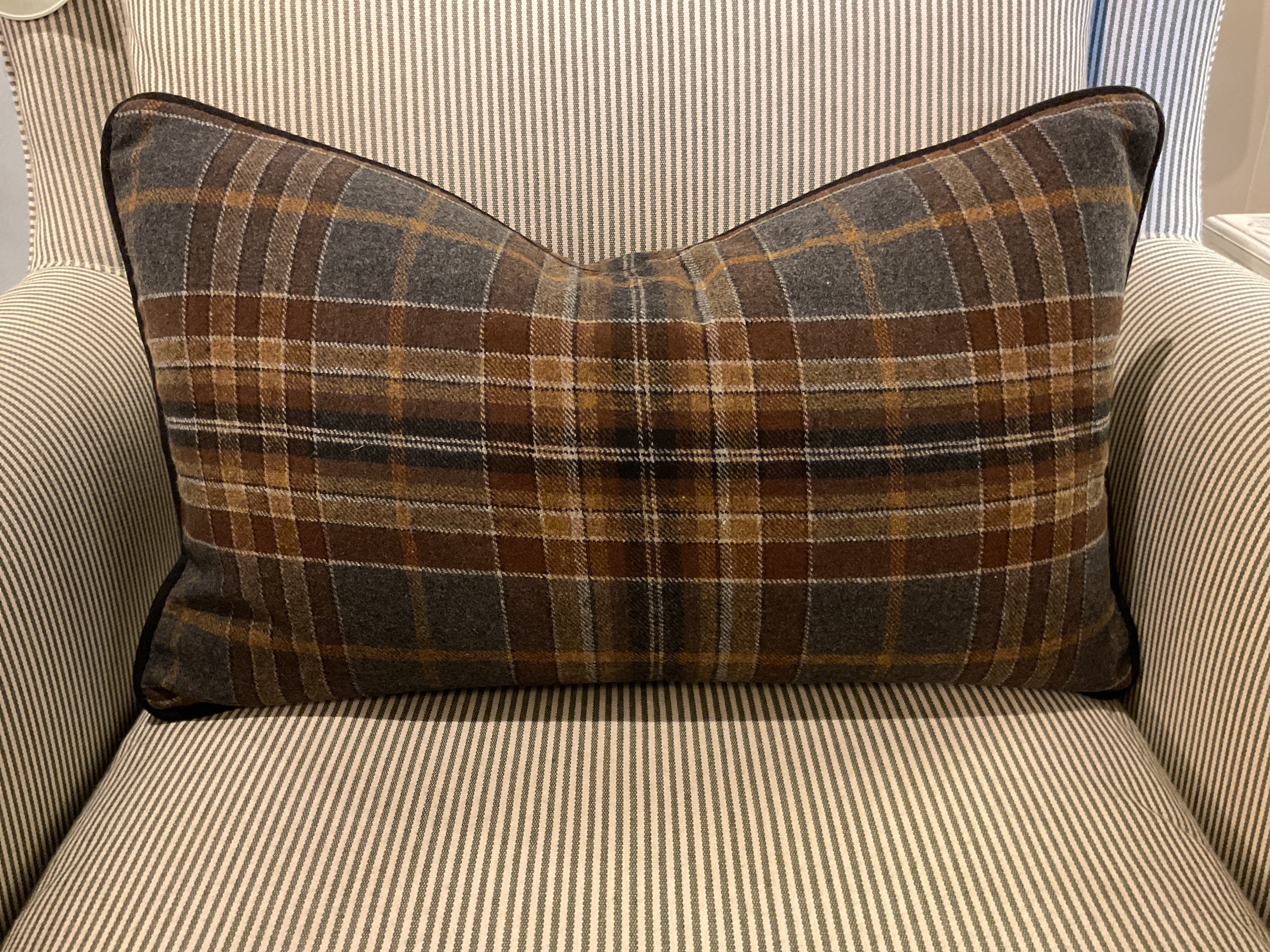 Highland Saddle w/ Black Cord Pillow Sham