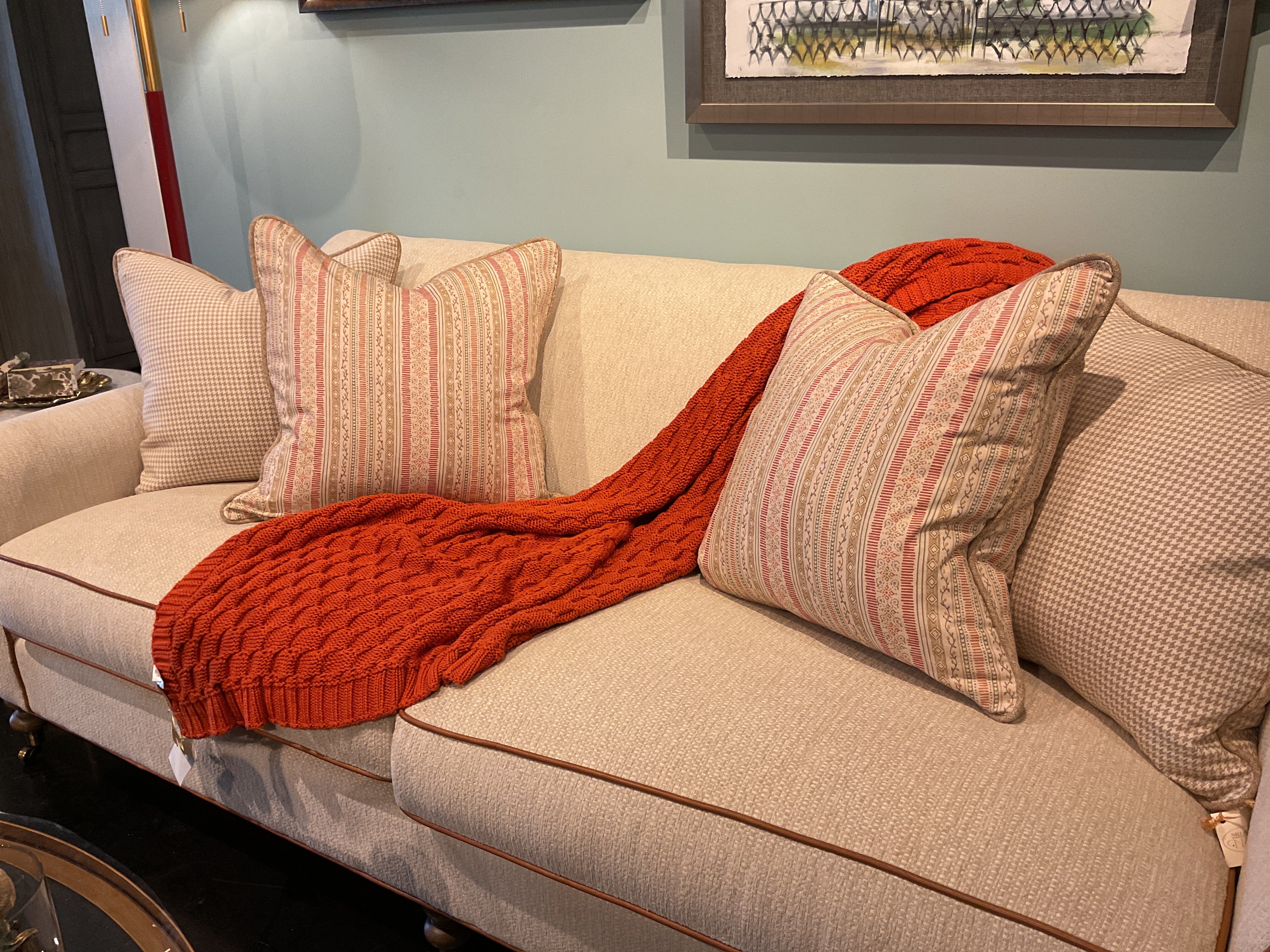 Compton Red w/ Harvest Cord Pillow Sham