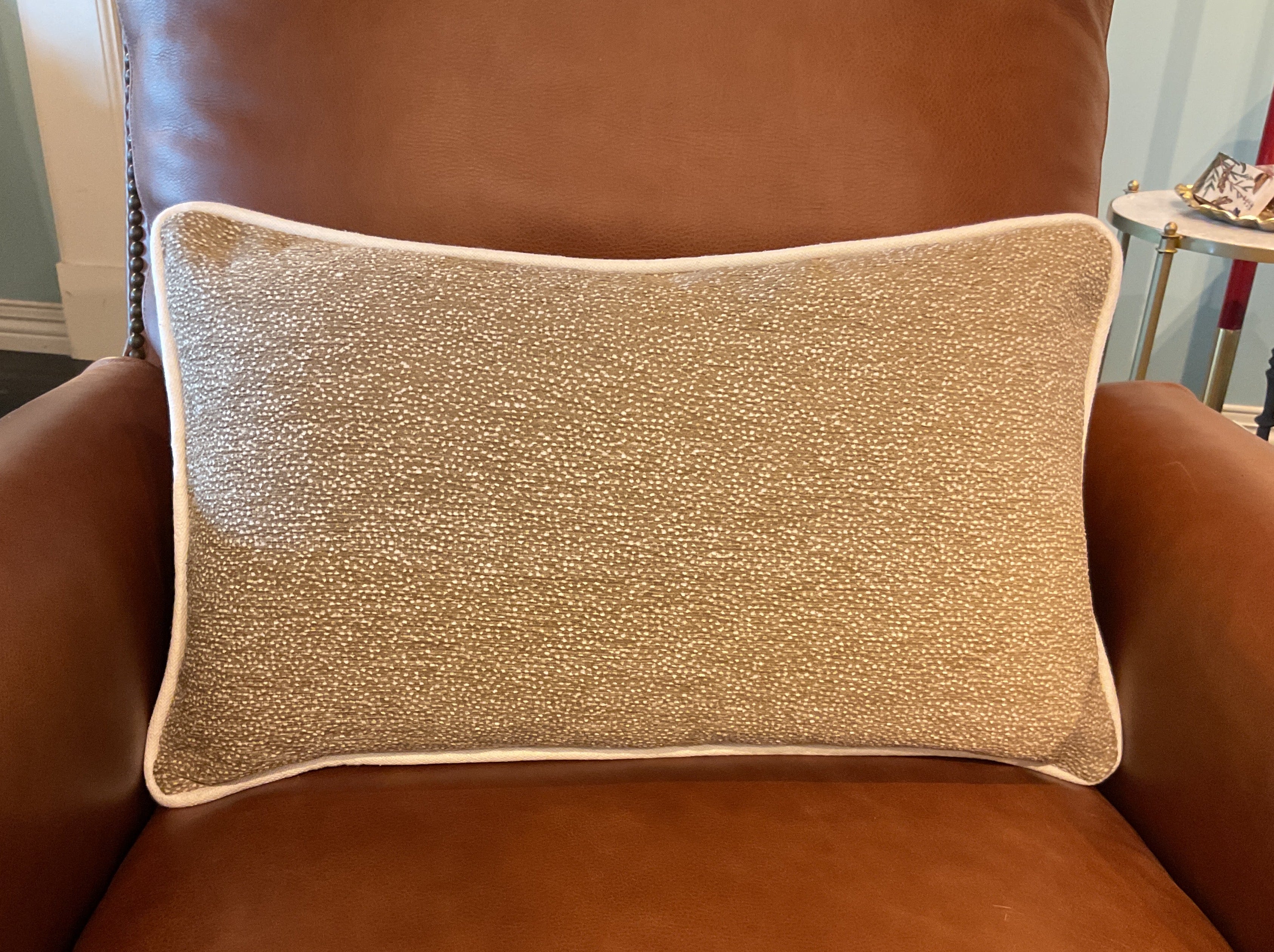 Scatter Caramel w/ White Cord Pillow Sham