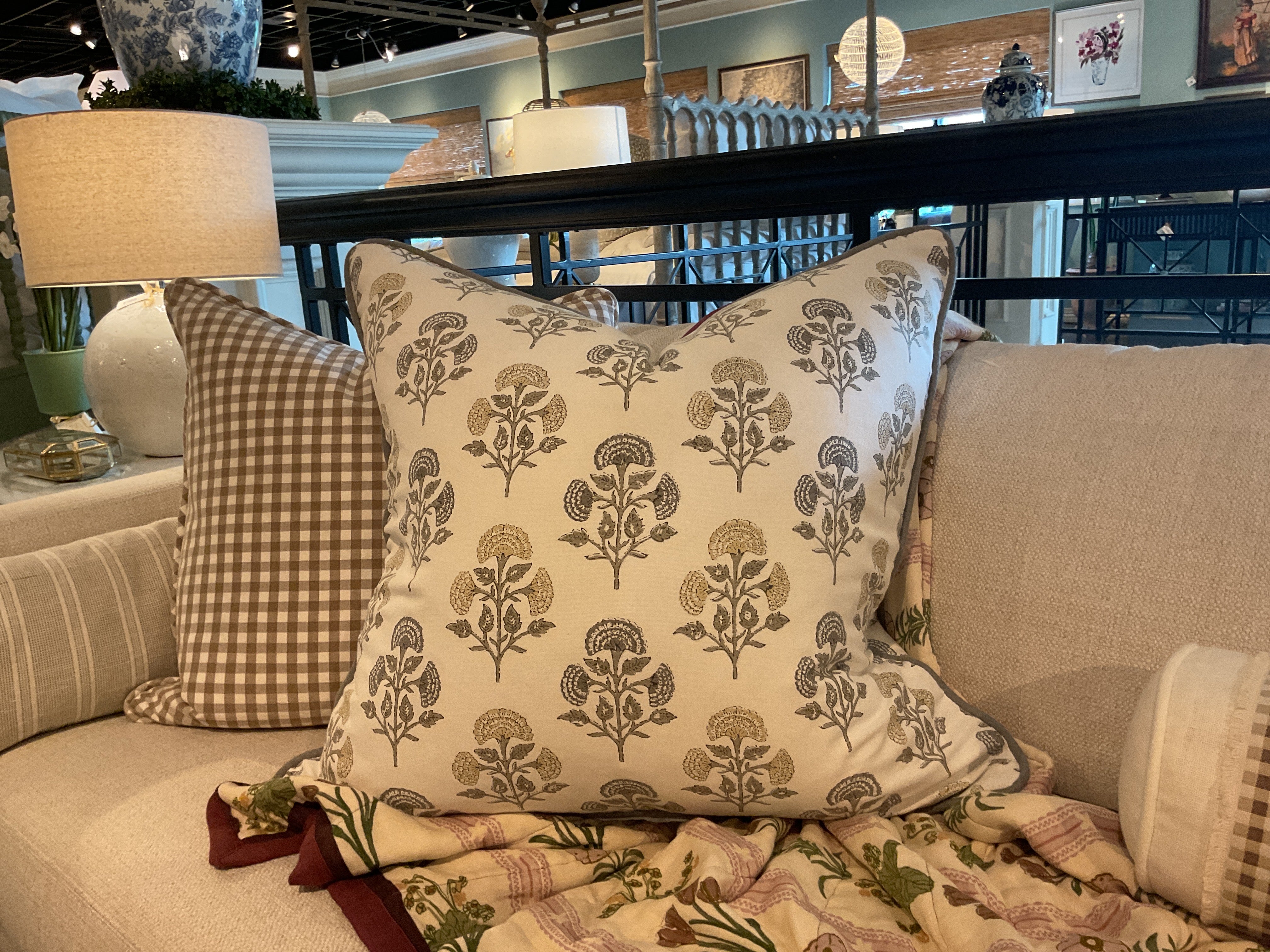 Floral Harmony w/ Grey Cord