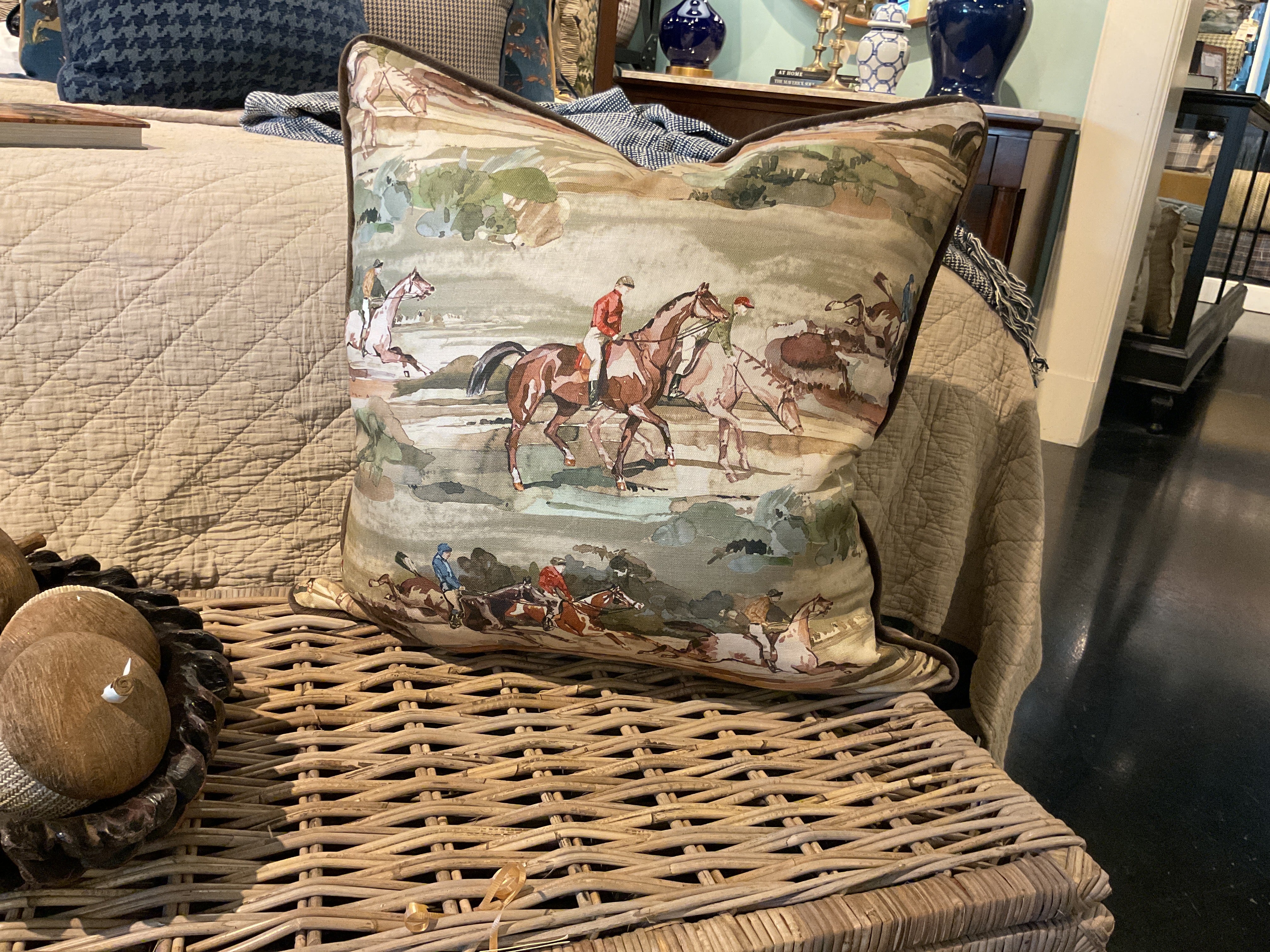 Morning Gallop w/ Nelson Cord Pillow Sham