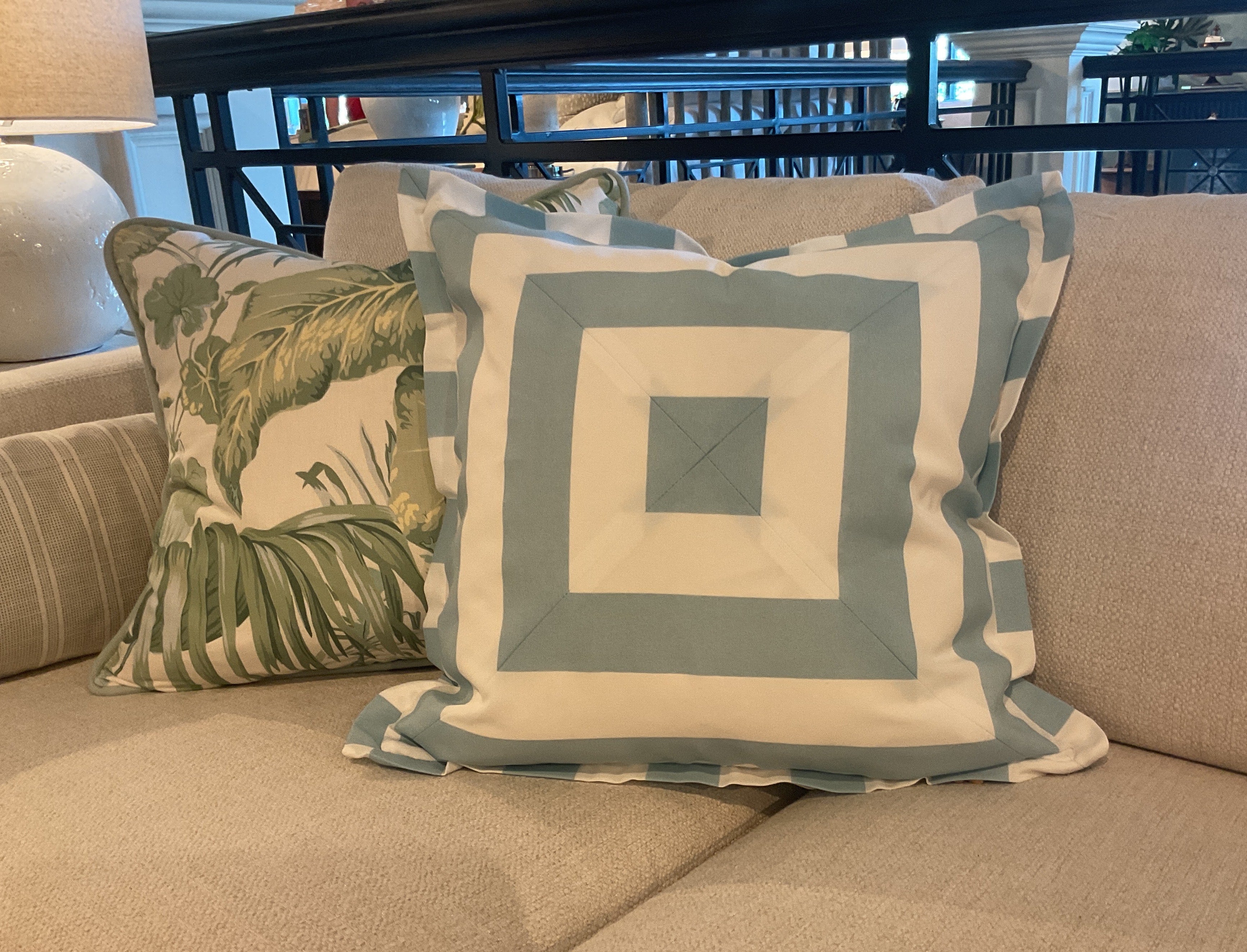 Poolside Stripe Mitered Sham