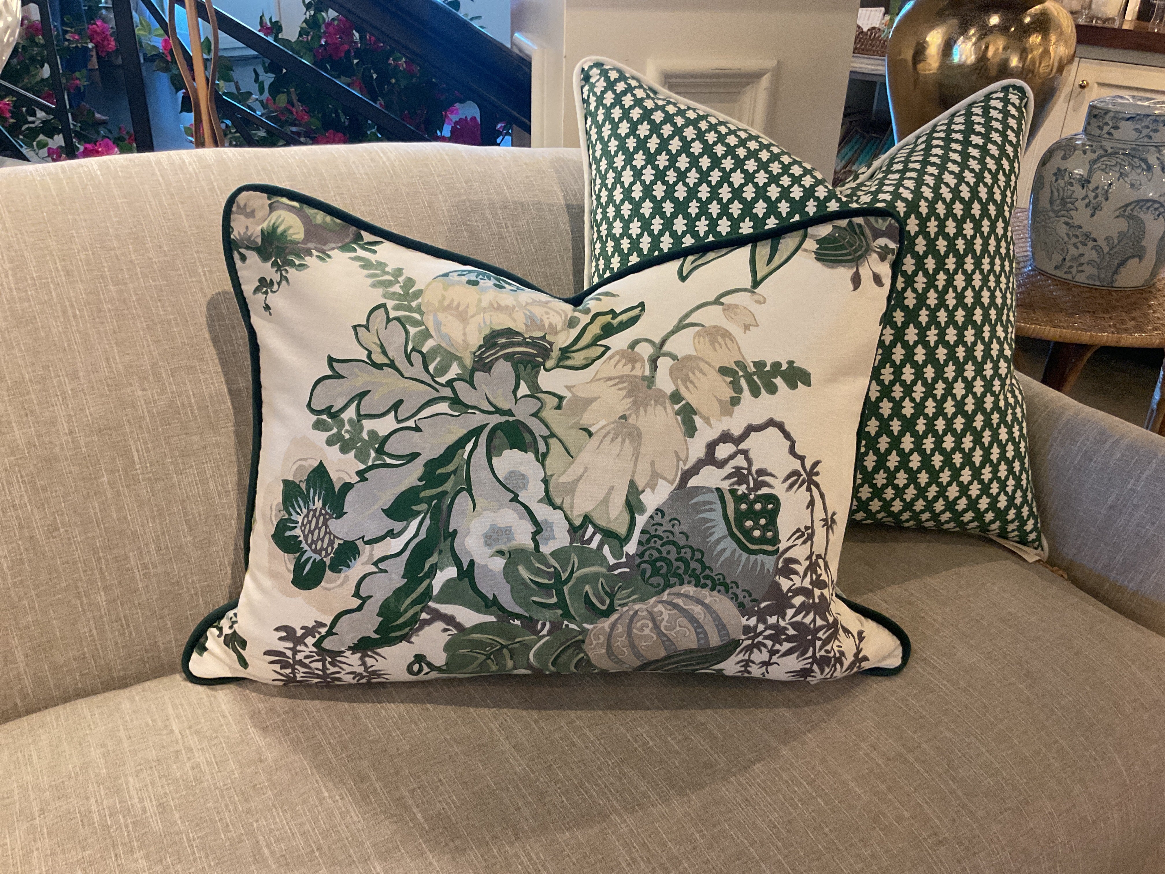 Fairbanks Green & White w/ Emerald Cord
