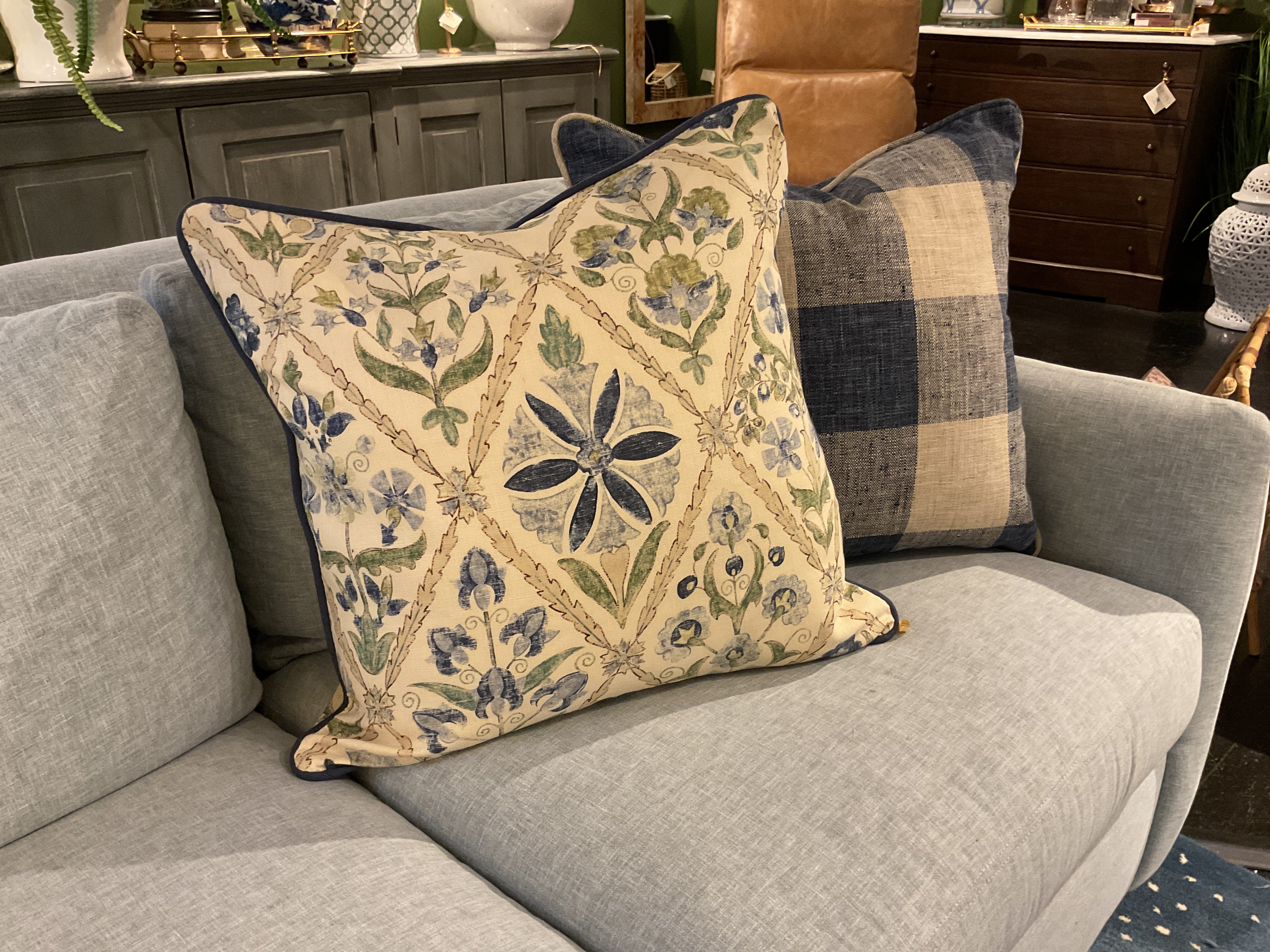 Susani Trellis w/ Jefferson Cord Pillow Sham