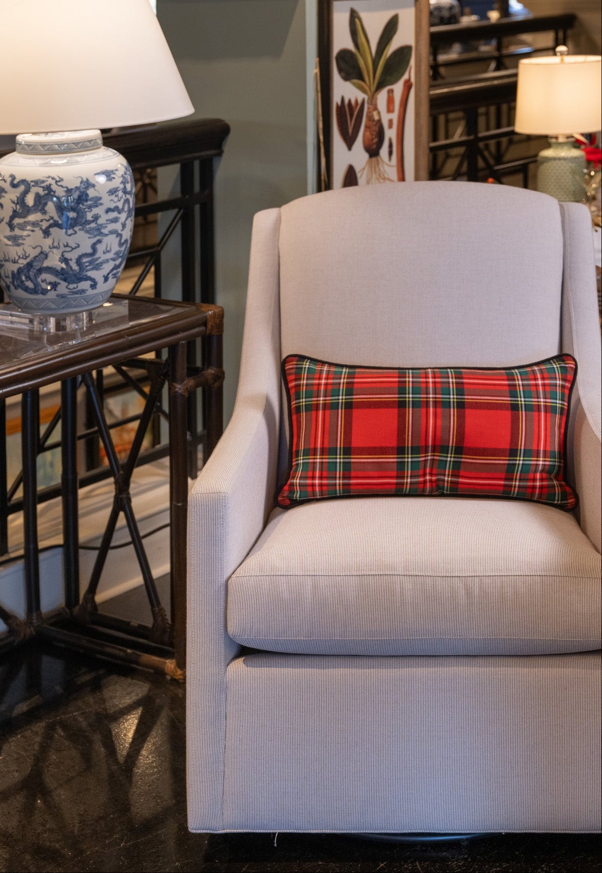 Ancient Stewart Red Fabric by the Yard