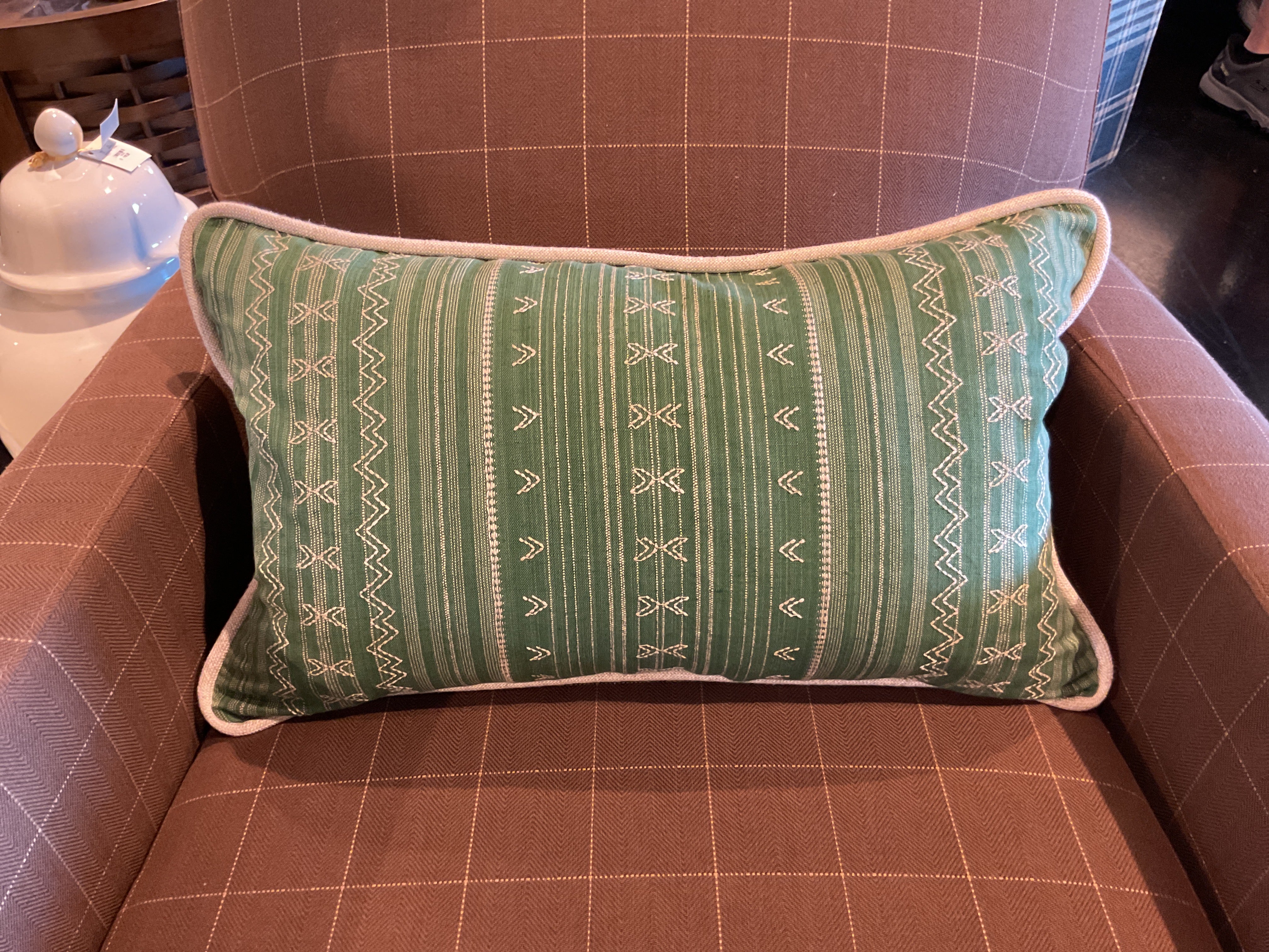 Charter Stripe w/ Capri Cord Pillow Sham