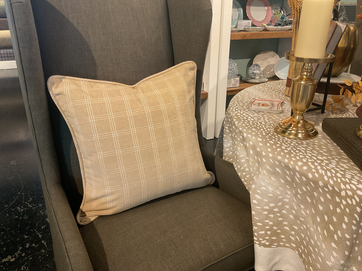 Cozy Cashew w/ Self Cord Pillow Sham