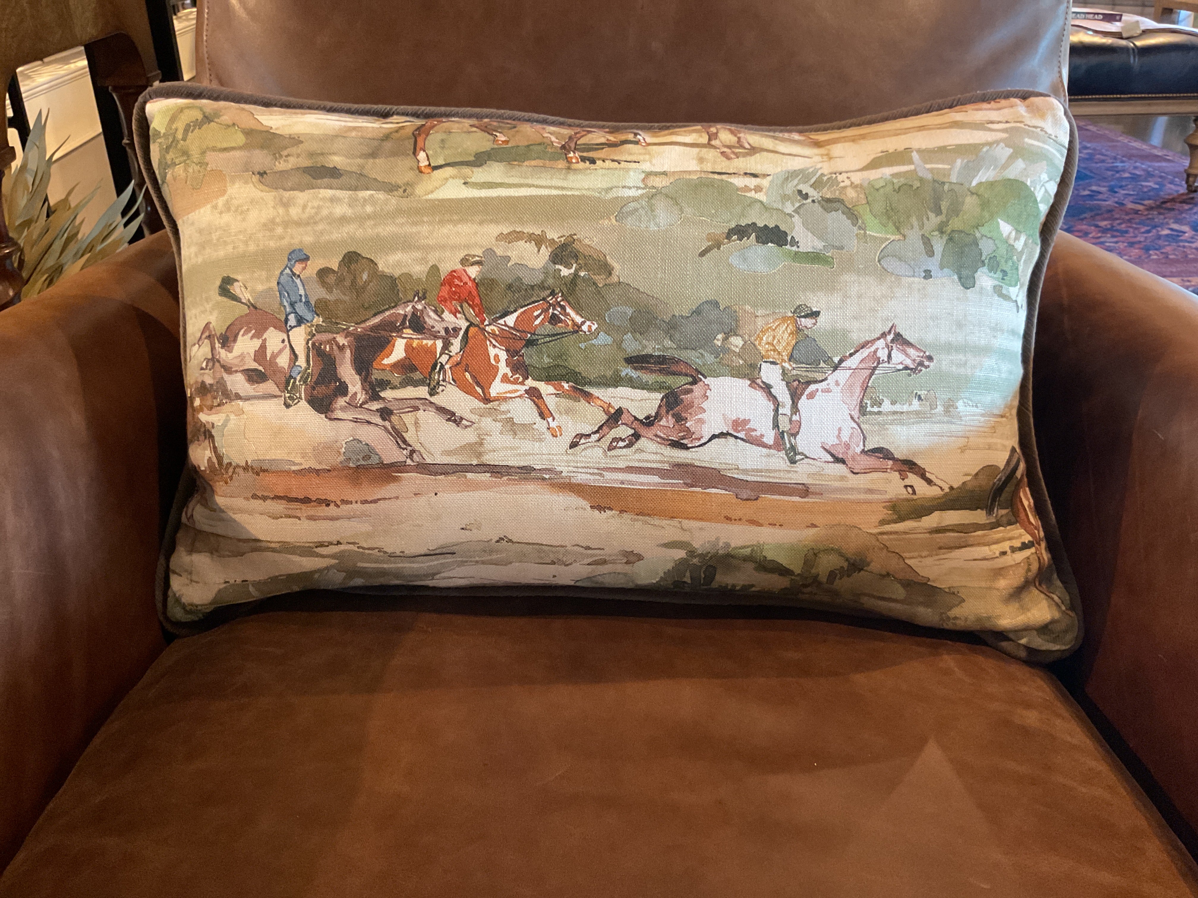 Morning Gallop w/ Nelson Cord Pillow Sham