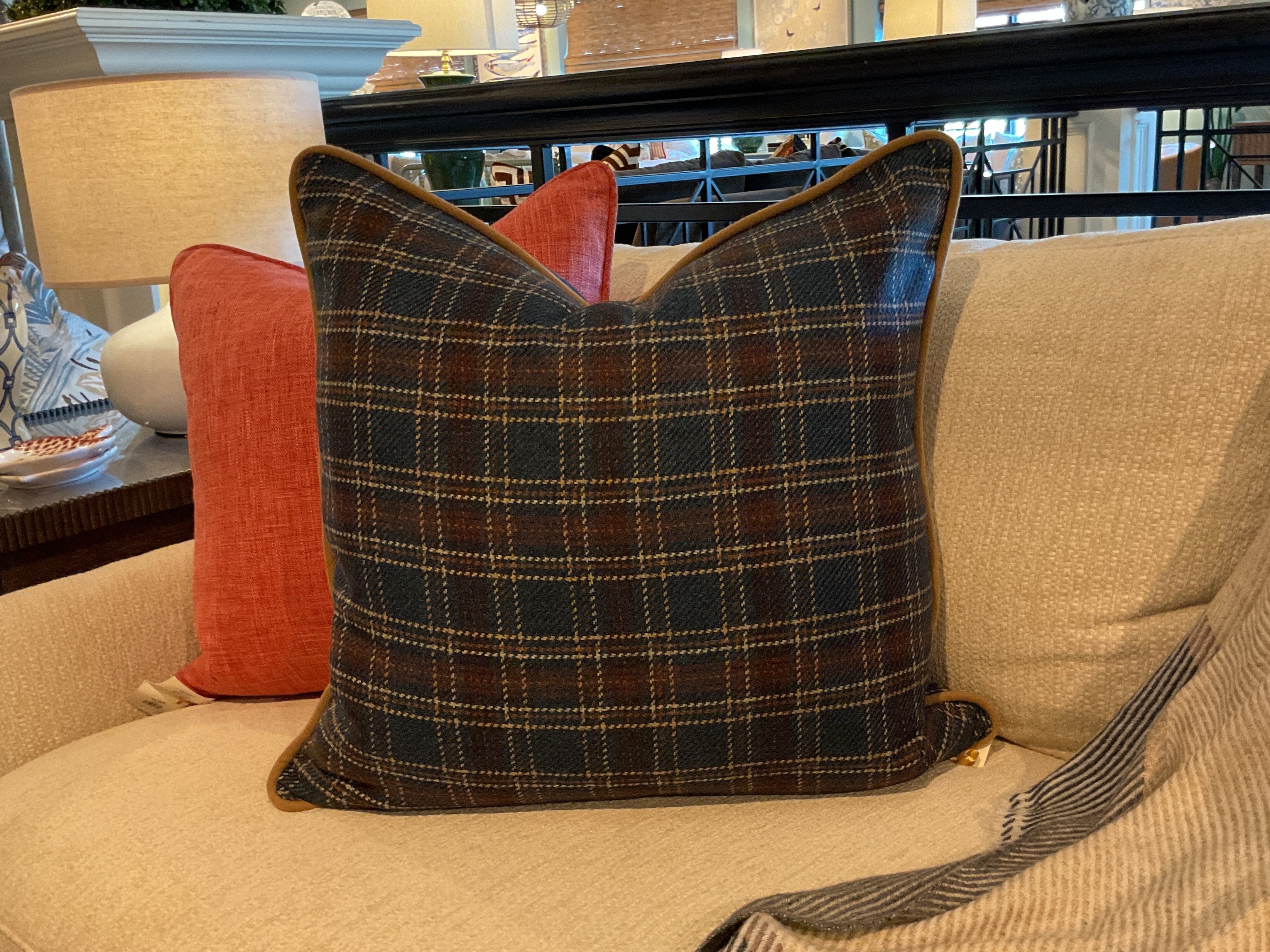 Seamus Indigo w/ Foxwood Cord Pillow Sham