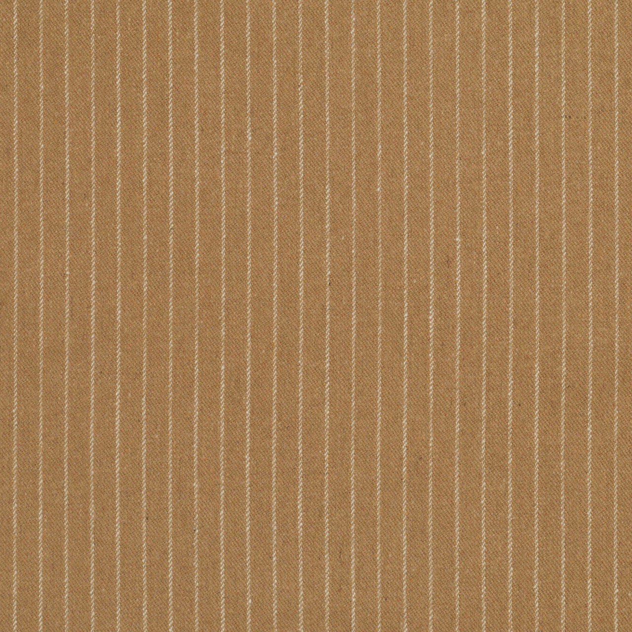 Button Up Camel camel and White pinstripe stripe wool blend fabric by the yard from nell hill's