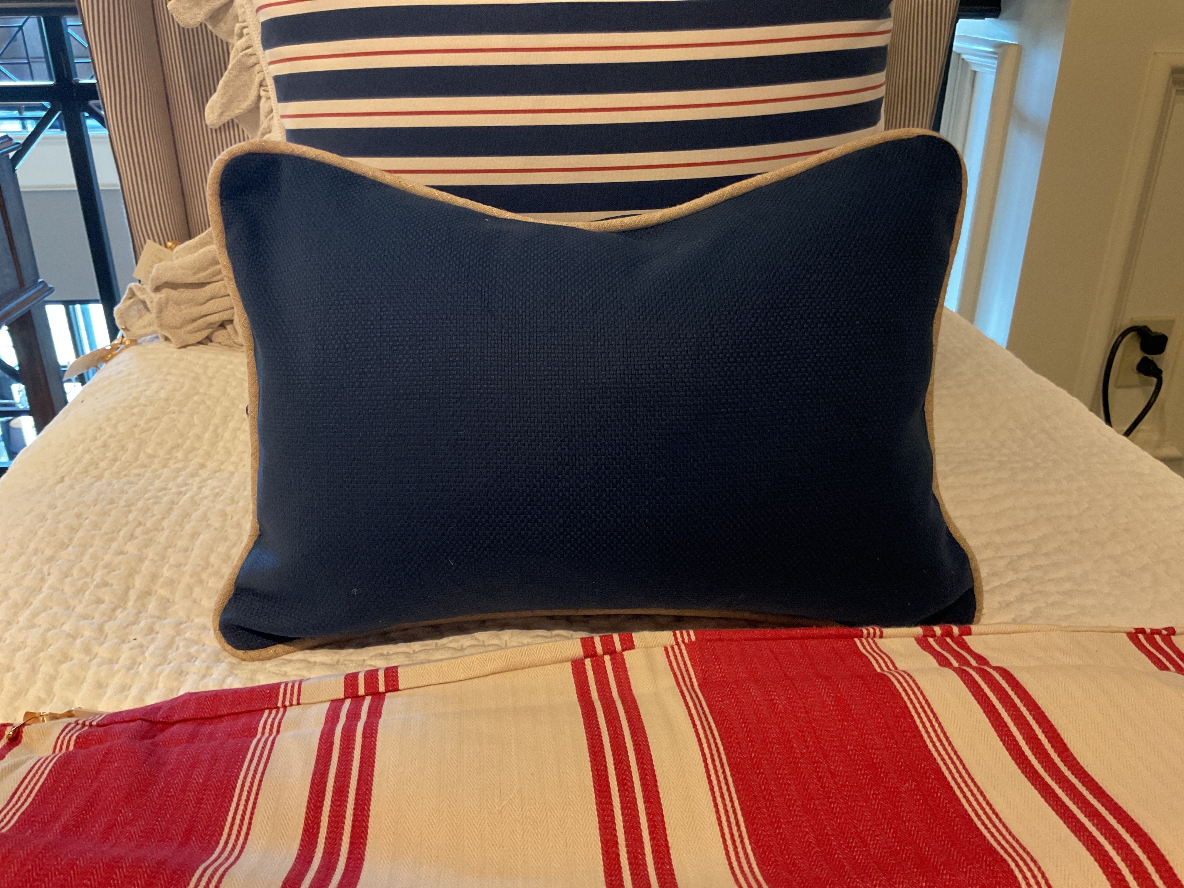 Carol Navy w/ Greige Cord