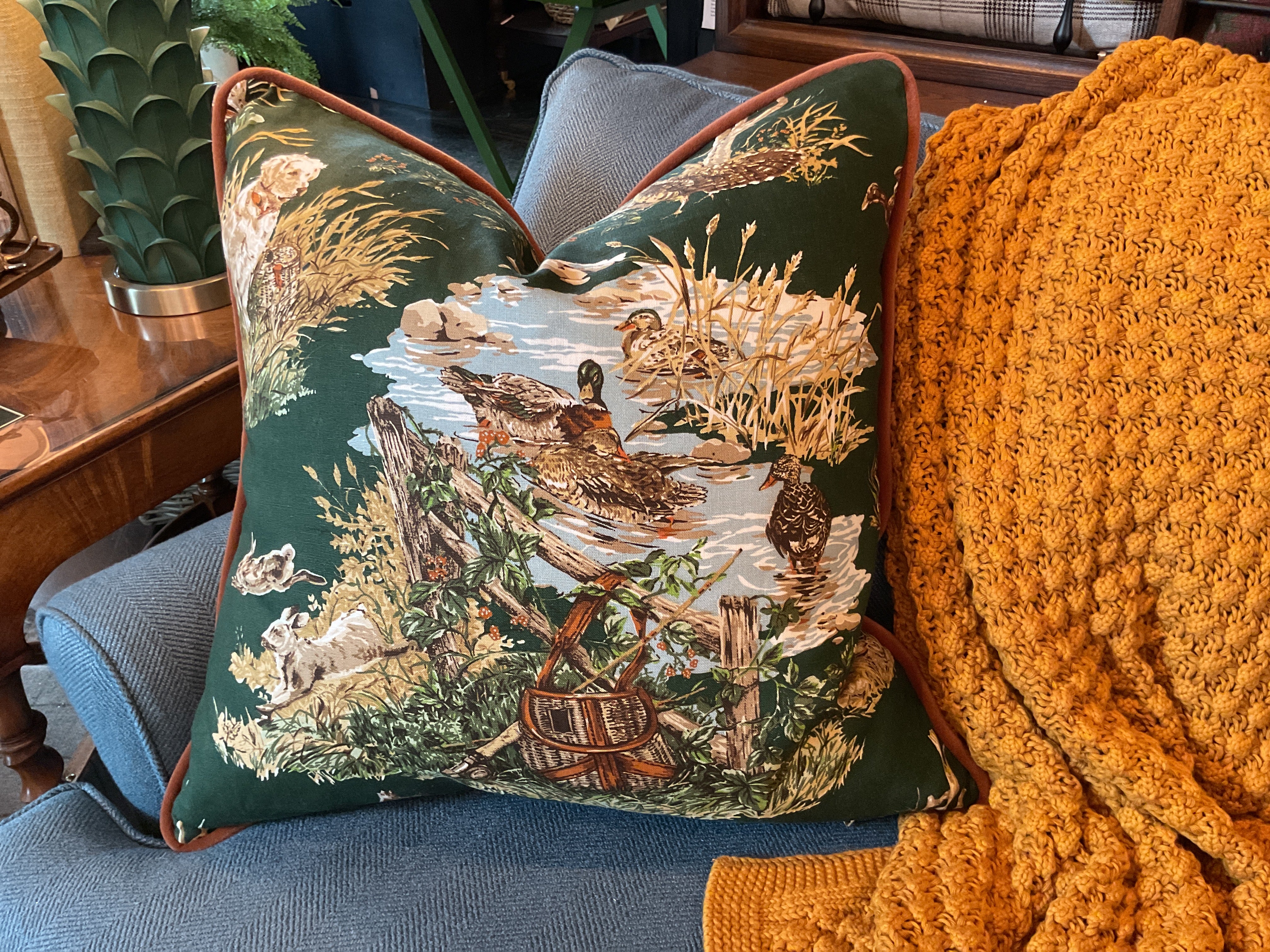 Dog & Duck w/ Lucie Cord Pillow Sham