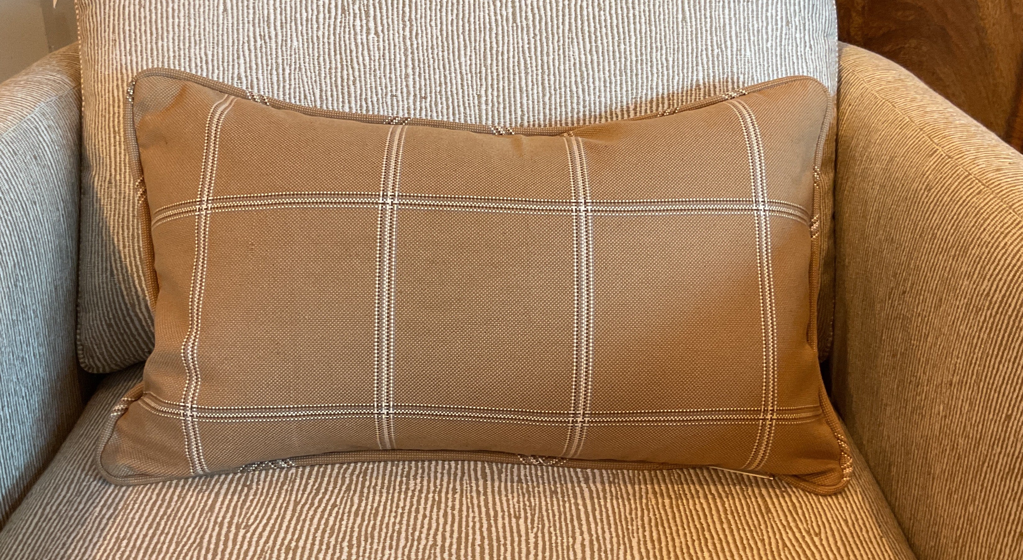 Hepburn Camel w/ Self Cord Pillow Sham
