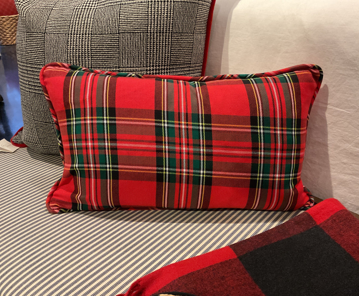 Ancient Stewart w/ Self Cord Pillow Sham