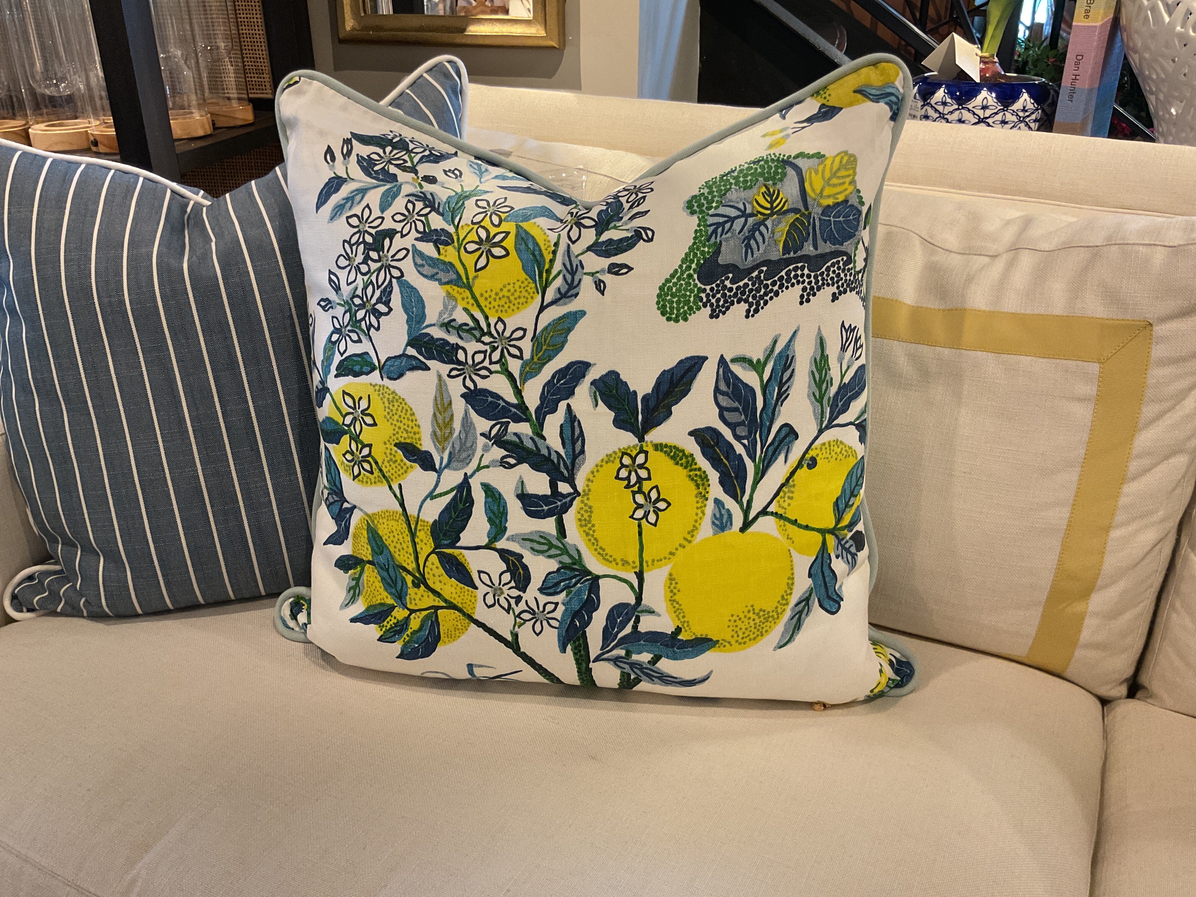 Citrus Garden Pool (Front) w/ Hendricks Cord Pillow Sham