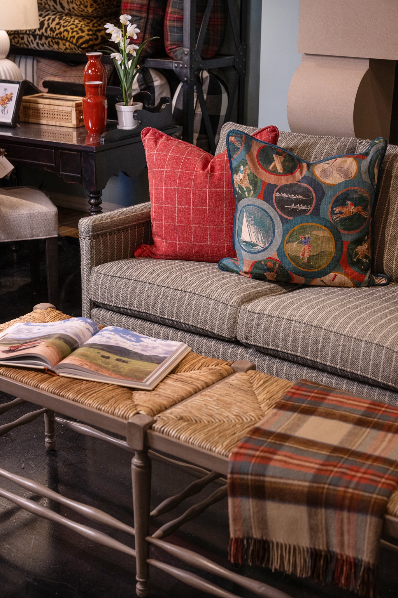 Country Club Teal Fabric by the Yard