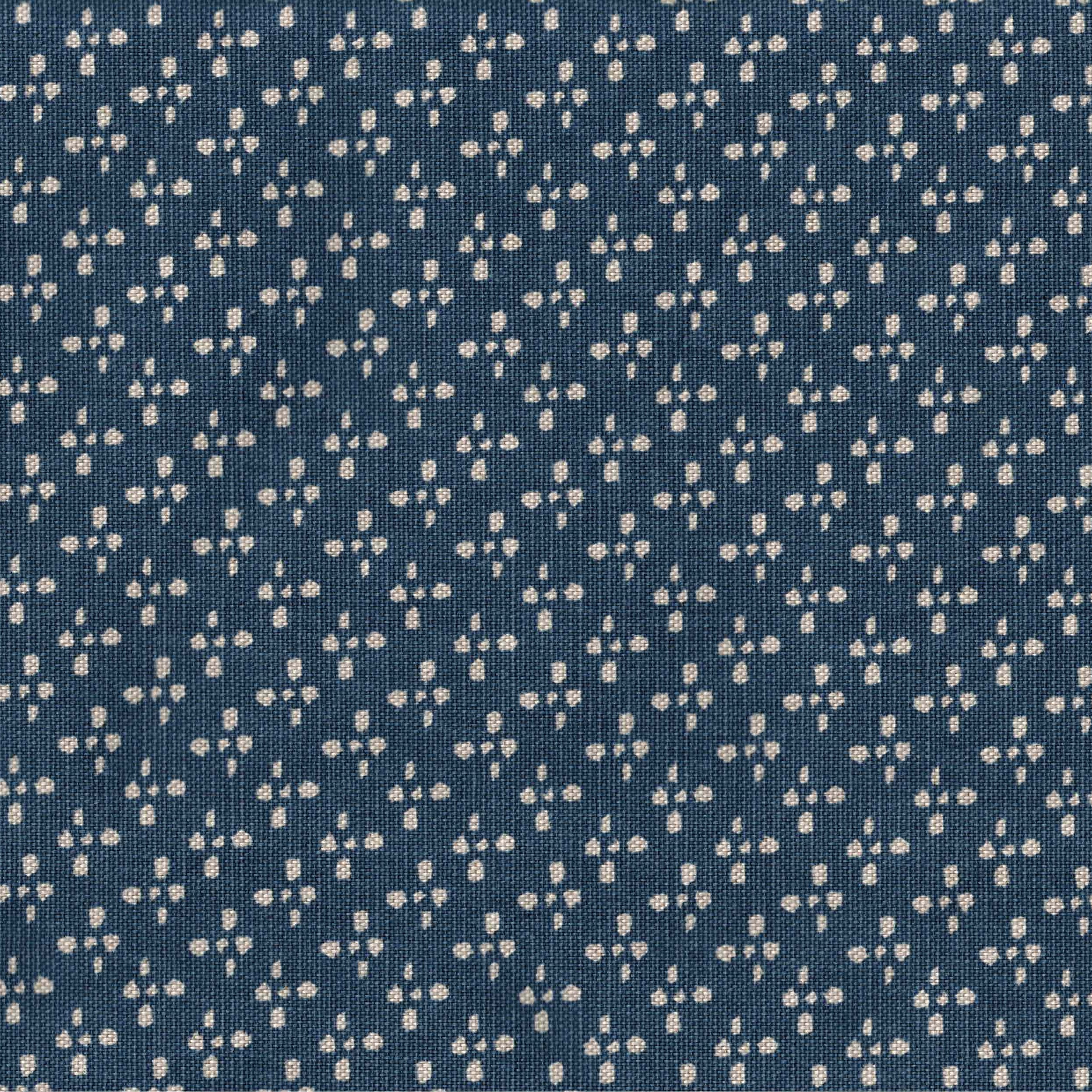 Dainty Navy Fabric by the Yard