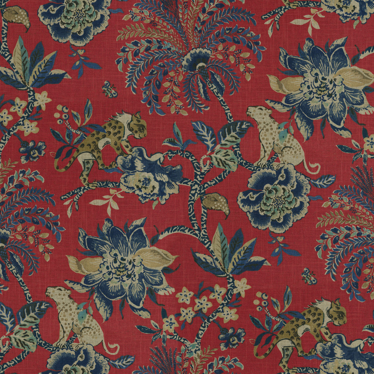 Easy Tiger Toile Fabric by the Yard | Nell Hill's