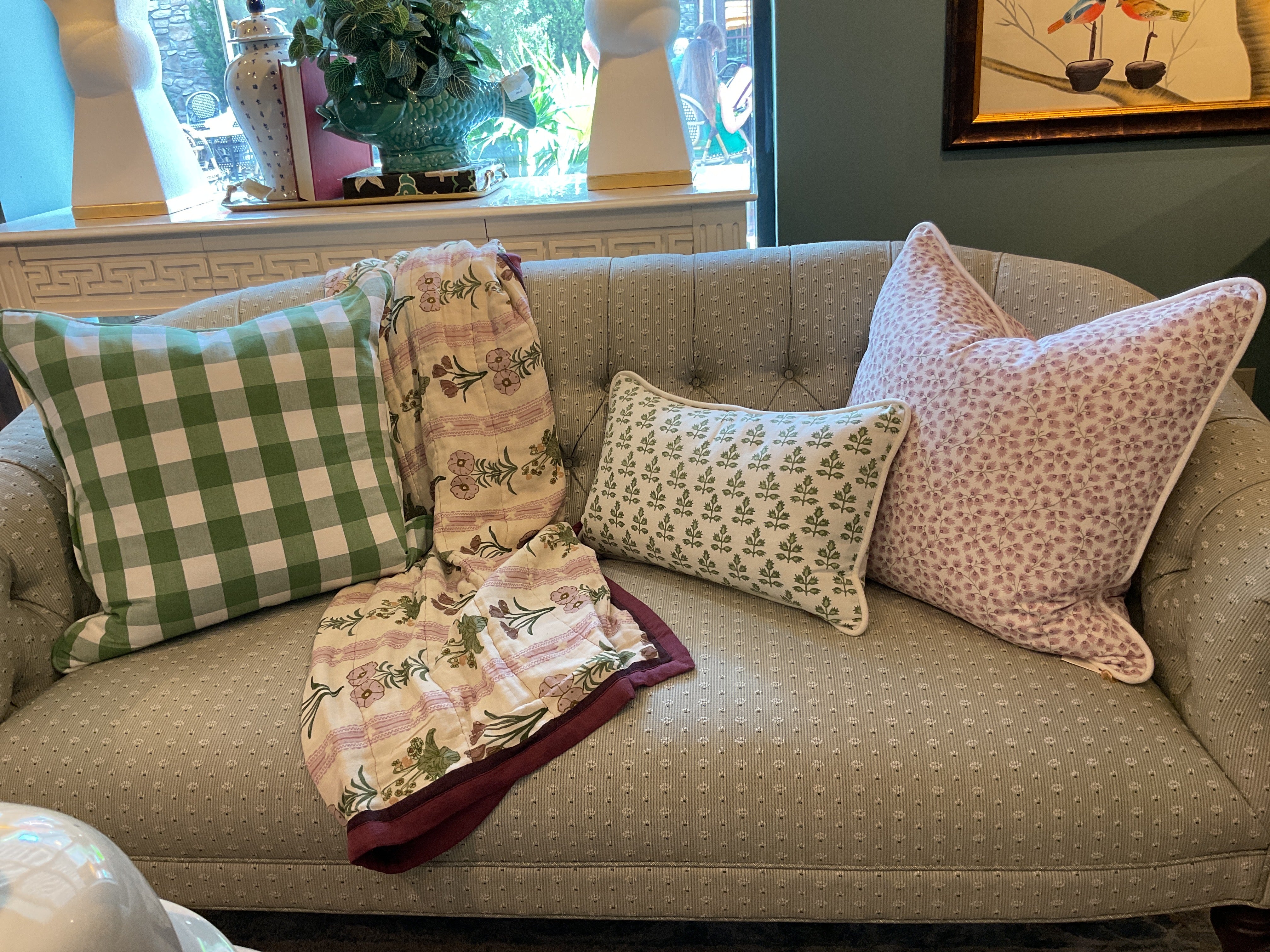 Joyful Petals w/ White Cord Pillow Sham