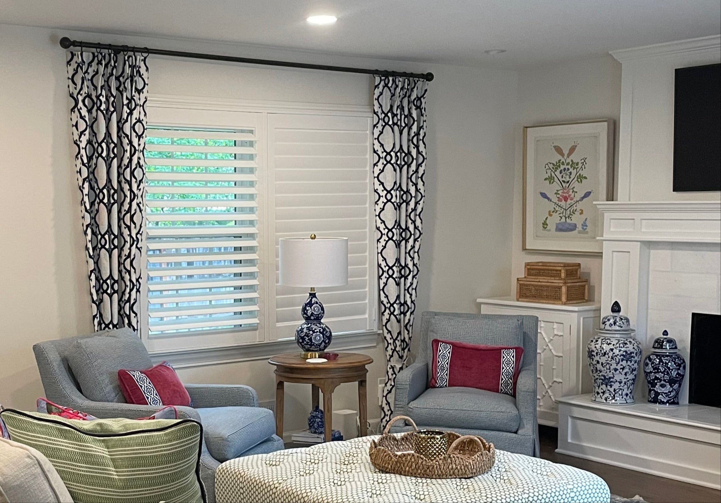 Tassel Trellis Fabric by the Yard