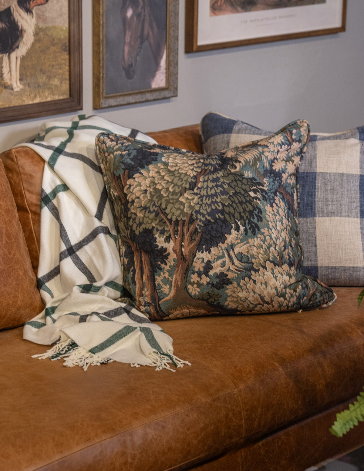 Woodland Oak w/ Self Cord Pillow Sham