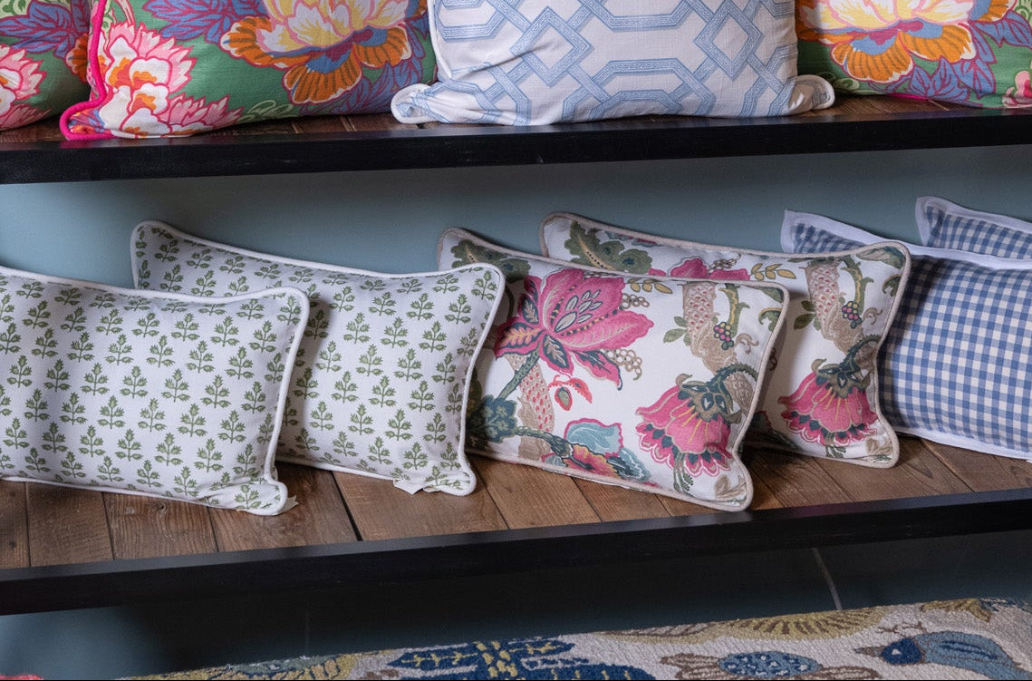 Artichoke Charm Sham w/ Pearl Cord