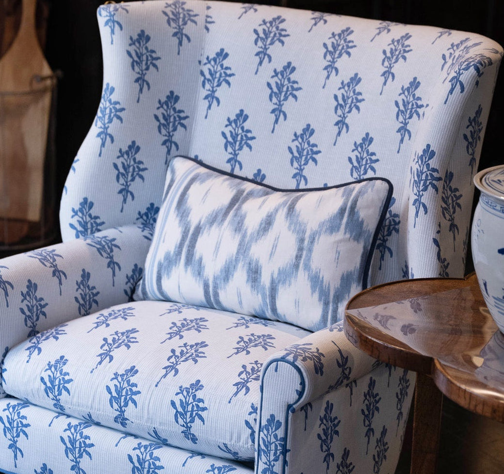 Santa Monica Indigo w/ Navy Cord Pillow Sham