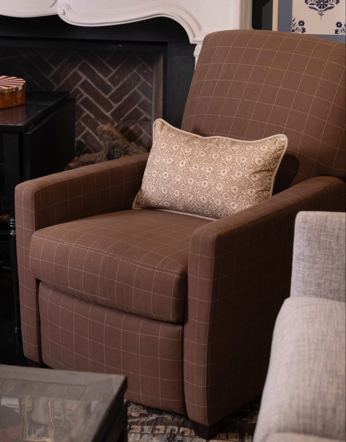 Holly Trellis Beige w/ Greige Cord Pillow Sham