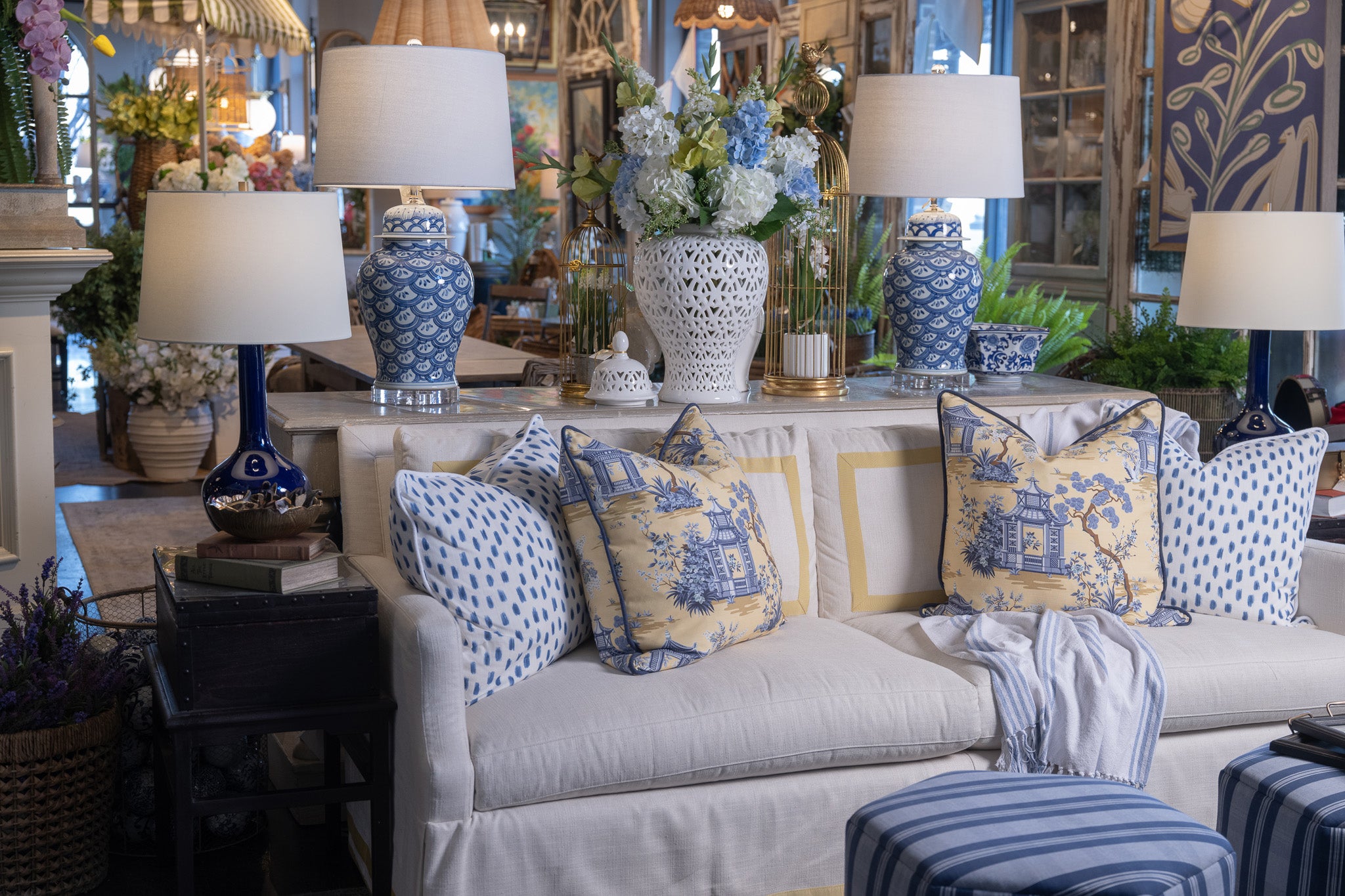 Terrace Toile Fabric by the Yard