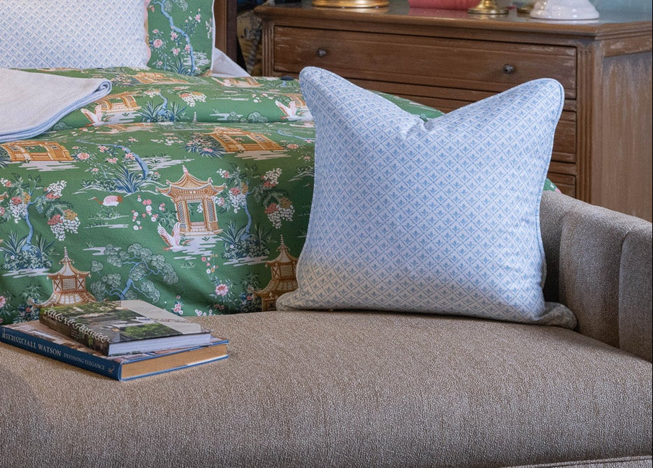 Chateau Bloom w/ Self Cord Pillow Sham