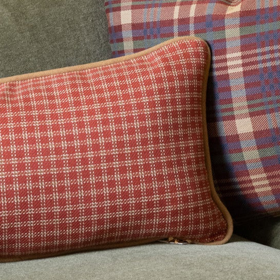 Woodmere Check Sham w/ Foxwood Cord