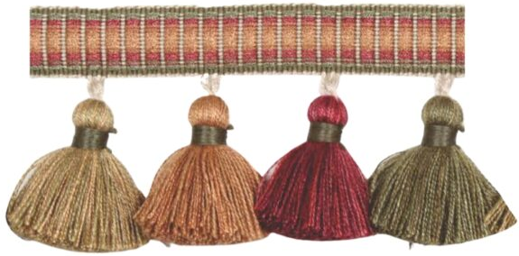 PSM100 Tassel Fringe Trim by the Yard