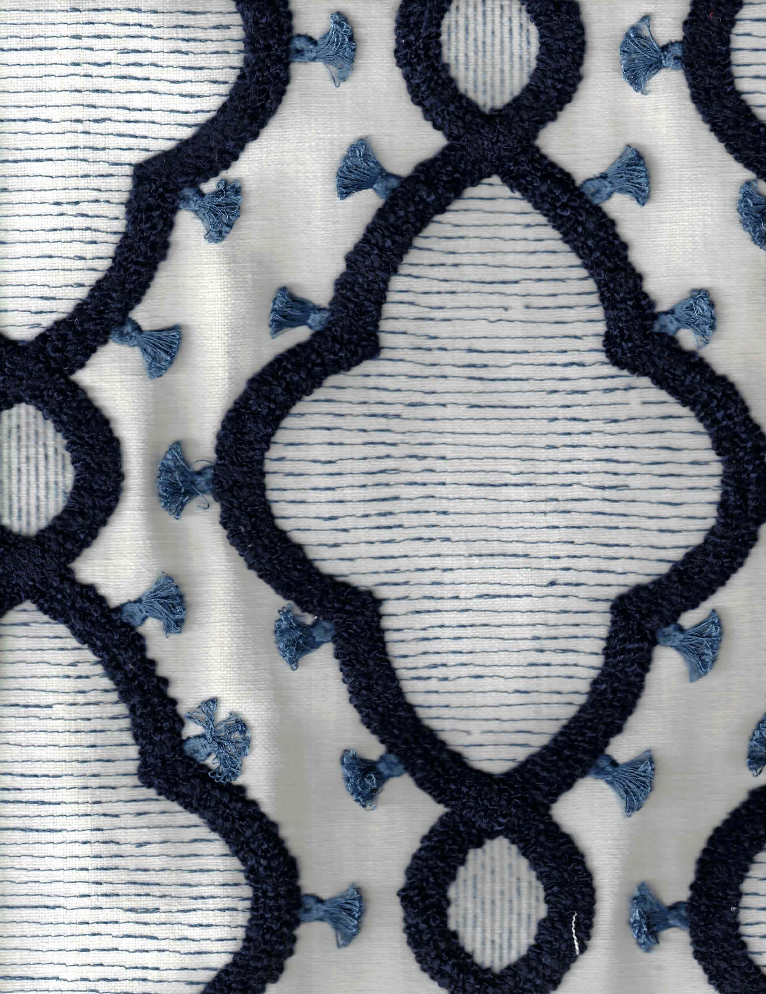 Tassel Trellis Fabric by the Yard
