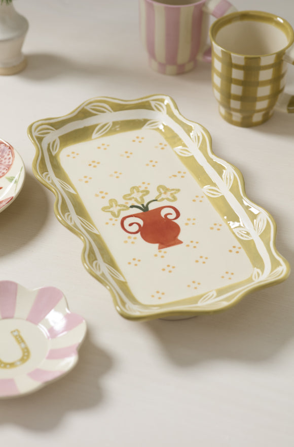 Good Luck Platter 13.25"x 7.5"